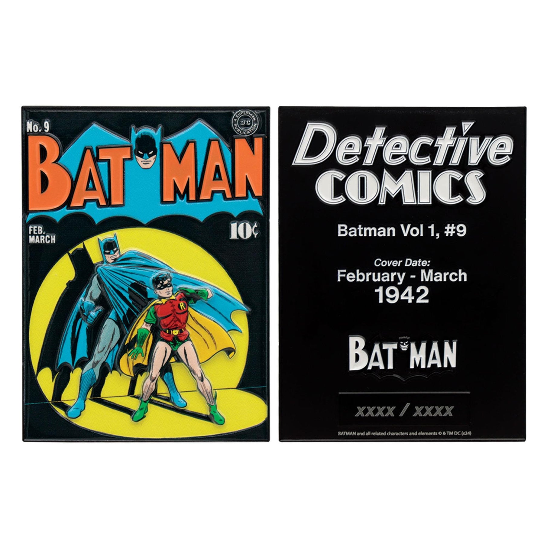 DC Batman Detective Comics #9 Limited Edition Ingot