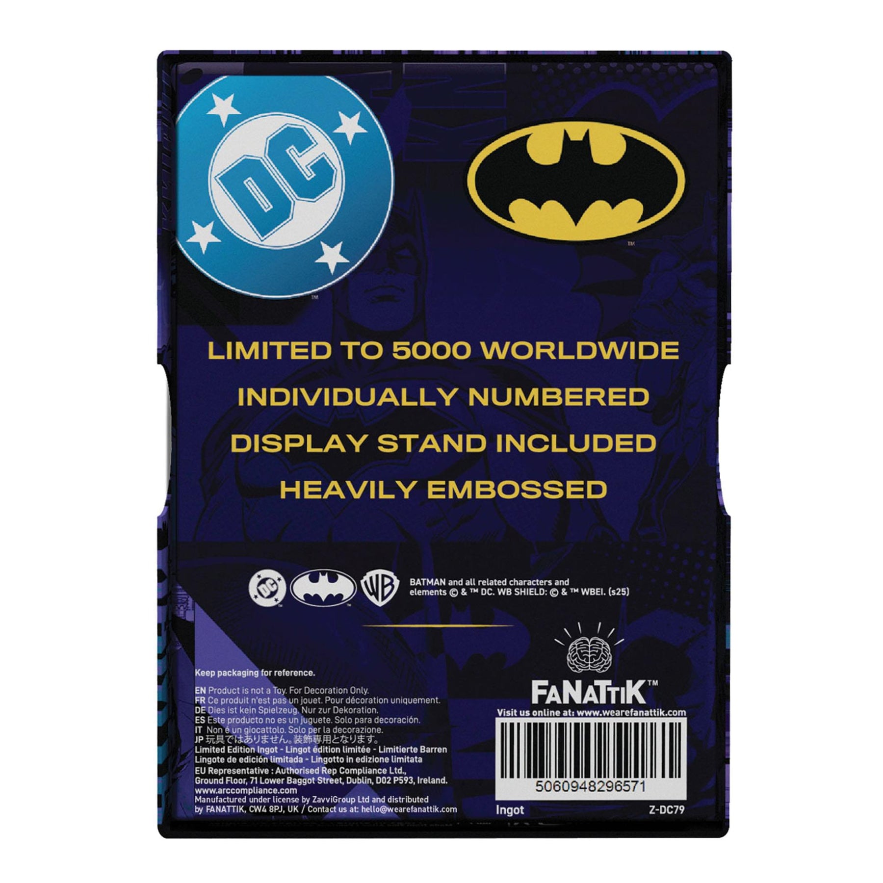 DC Batman Detective Comics #9 Limited Edition Ingot