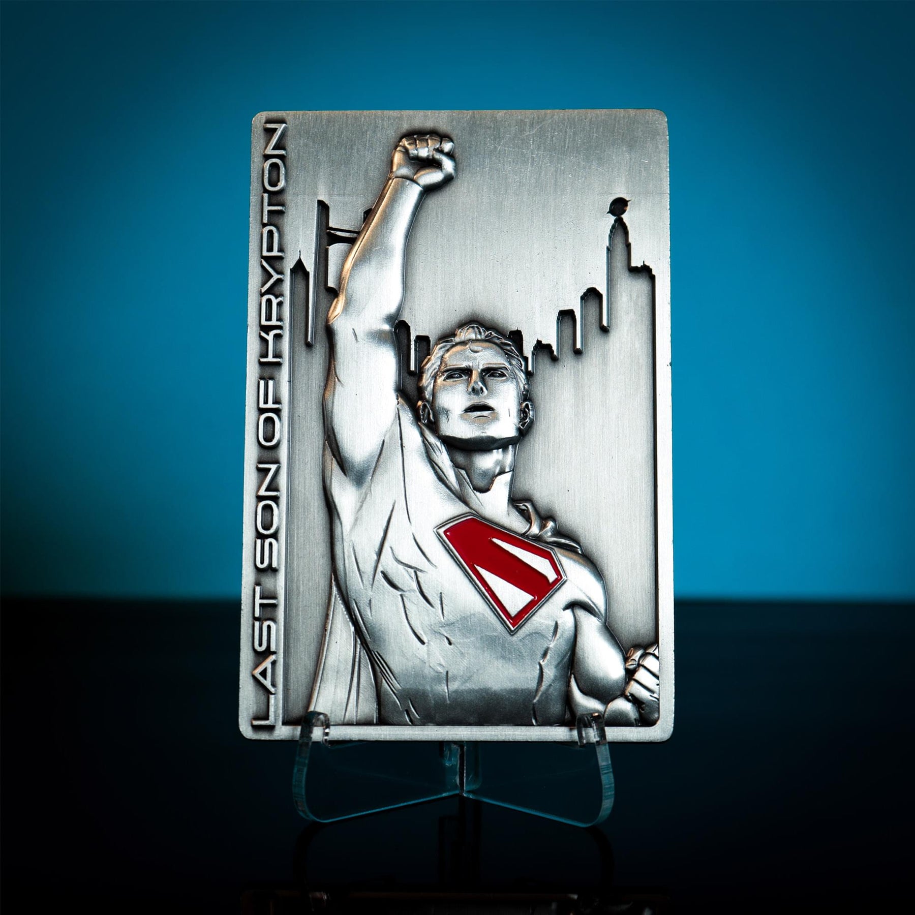 DC Comics Superman "Last Son Of Krypton" Limited Edition Embossed Metal Ingot