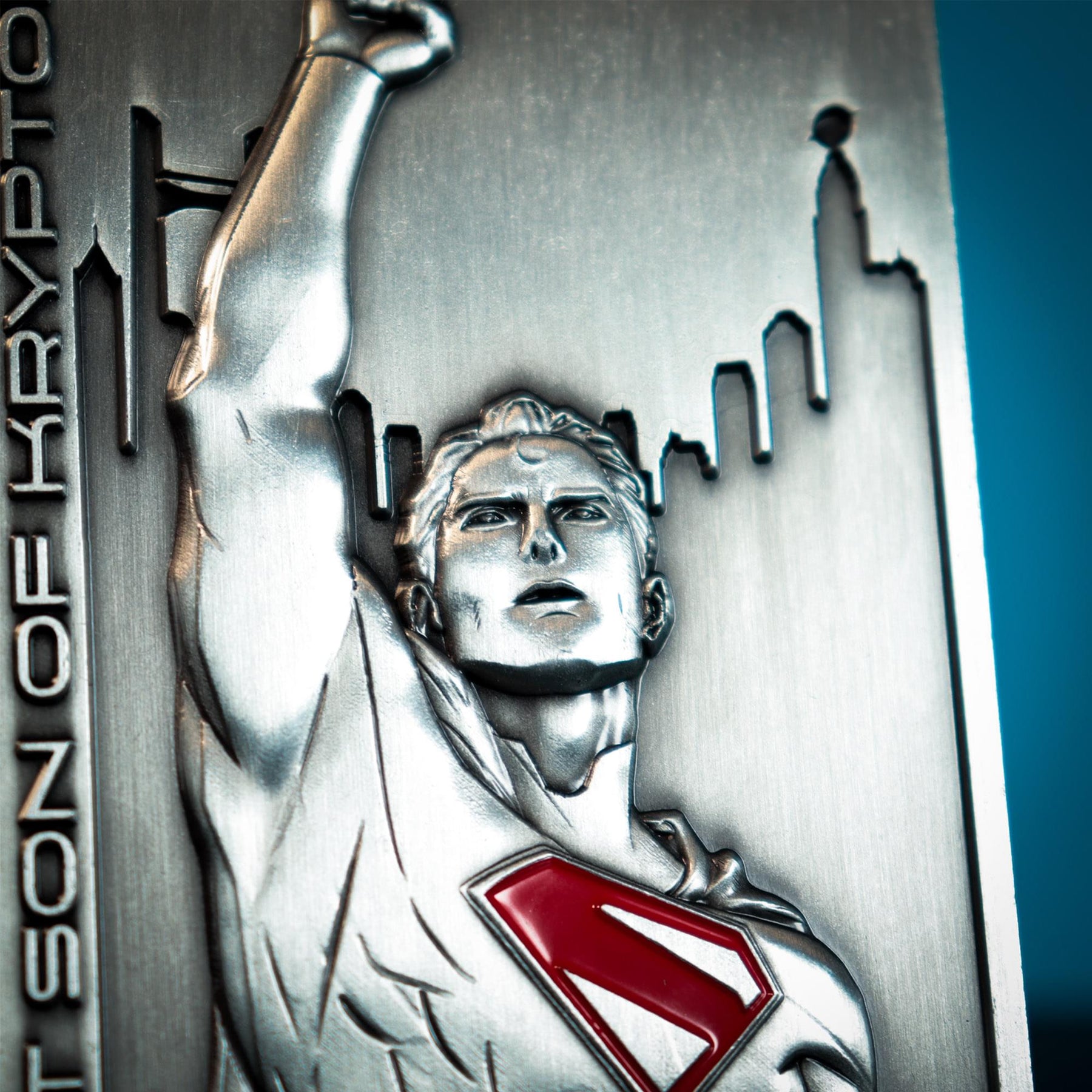 DC Comics Superman "Last Son Of Krypton" Limited Edition Embossed Metal Ingot