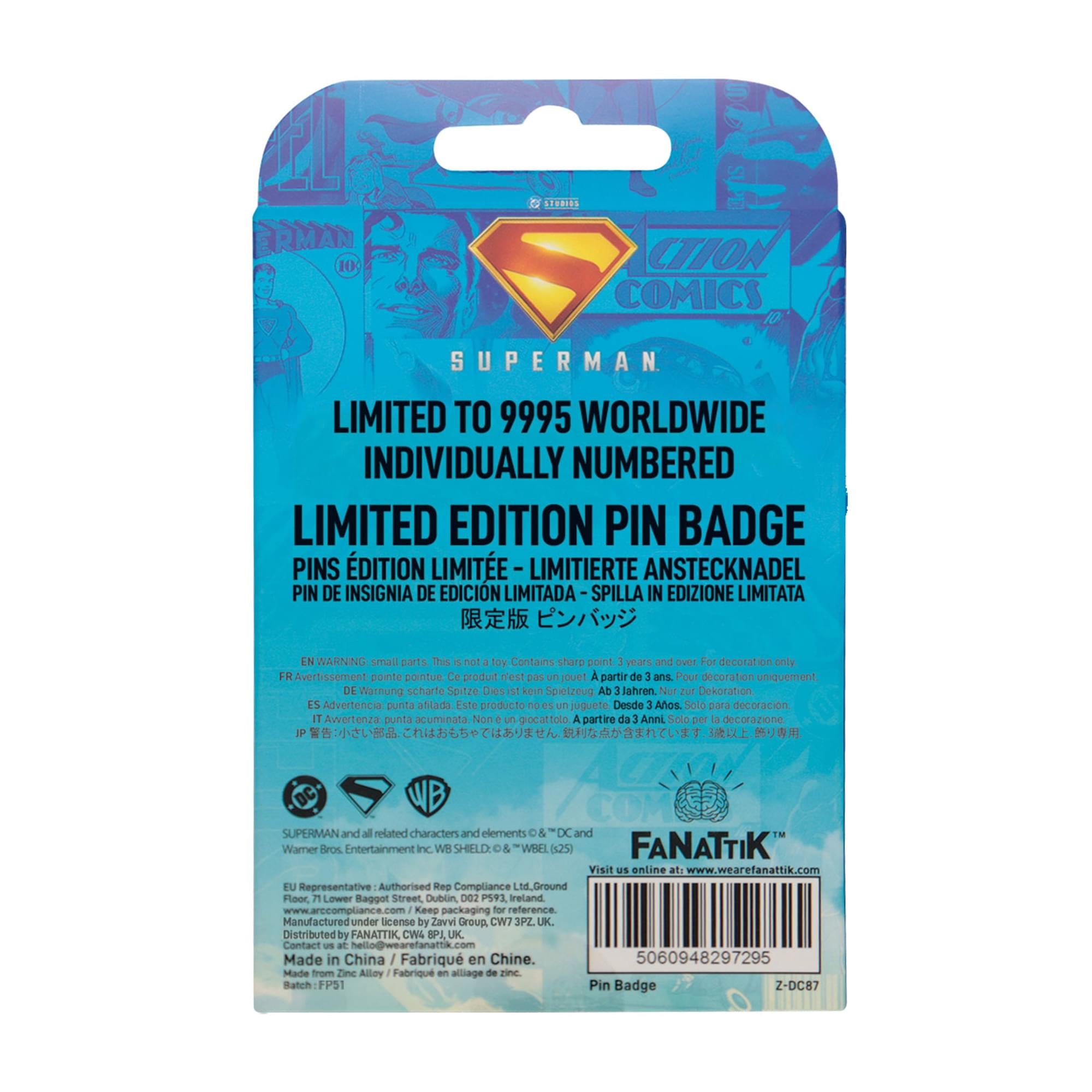 DC Comics Superman Daily Planet Limited Edition Enamel Pin