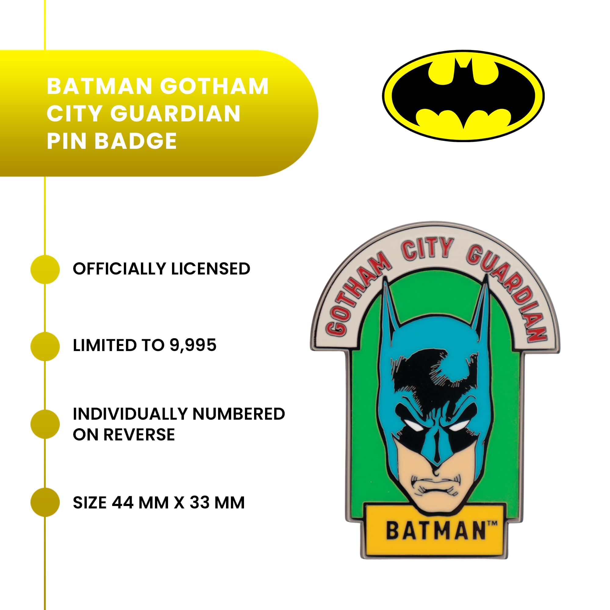 DC Comics Batman "Gotham City Guardian" Limited Edition Enamel Pin