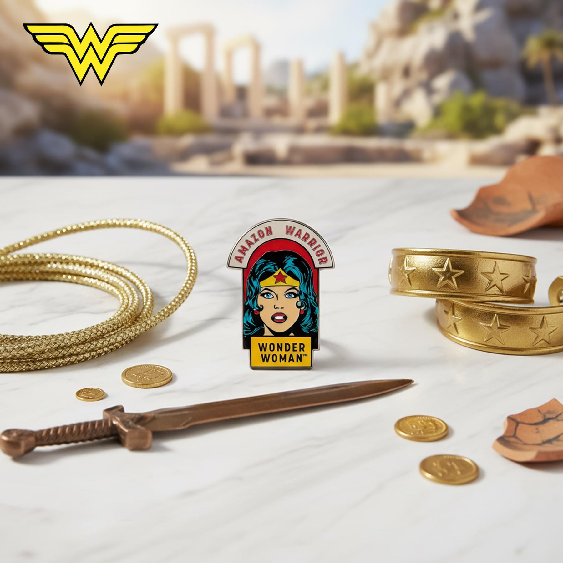 DC Comics Wonder Woman "Amazon Warrior" Limited Edition Enamel Pin
