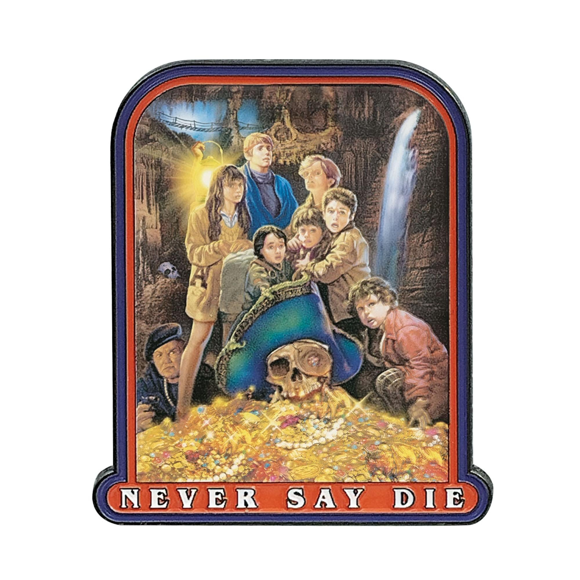 The Goonies 40th Anniversary Never Say Die Pin Badge