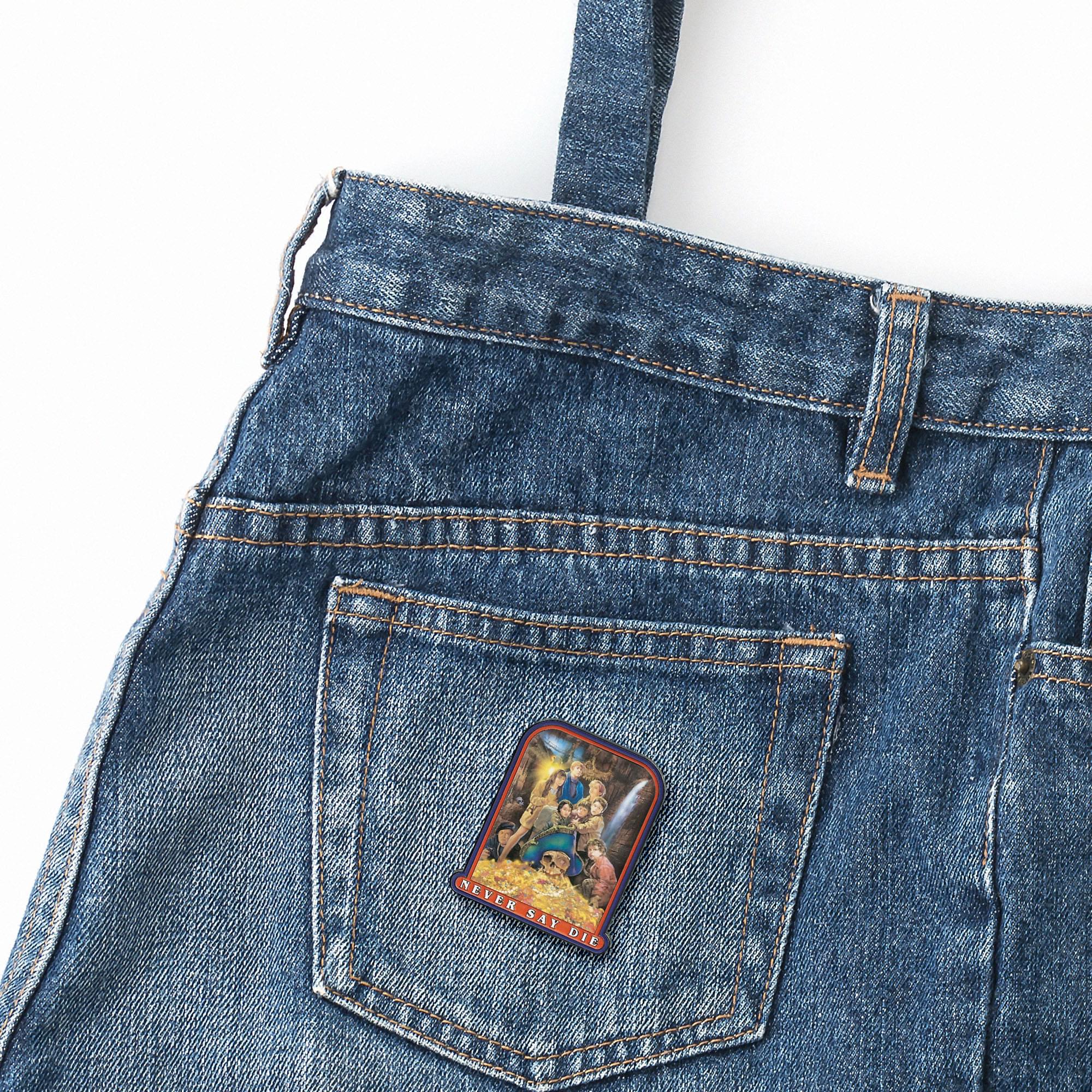 The Goonies 40th Anniversary Never Say Die Pin Badge