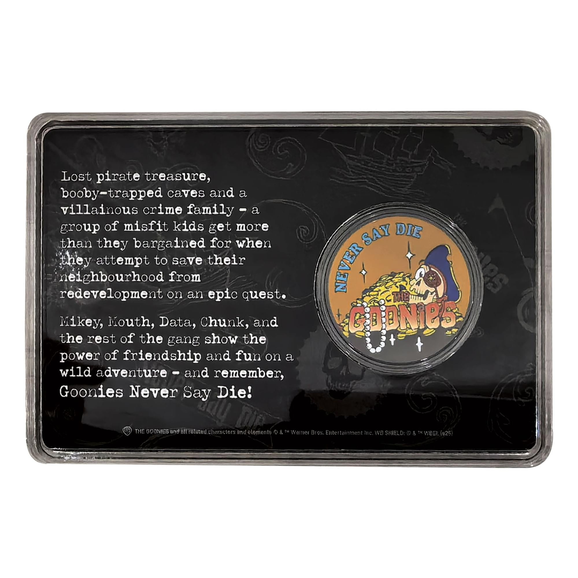 The Goonies 40th Anniversary Limited Edition Enamel Collectible Coin
