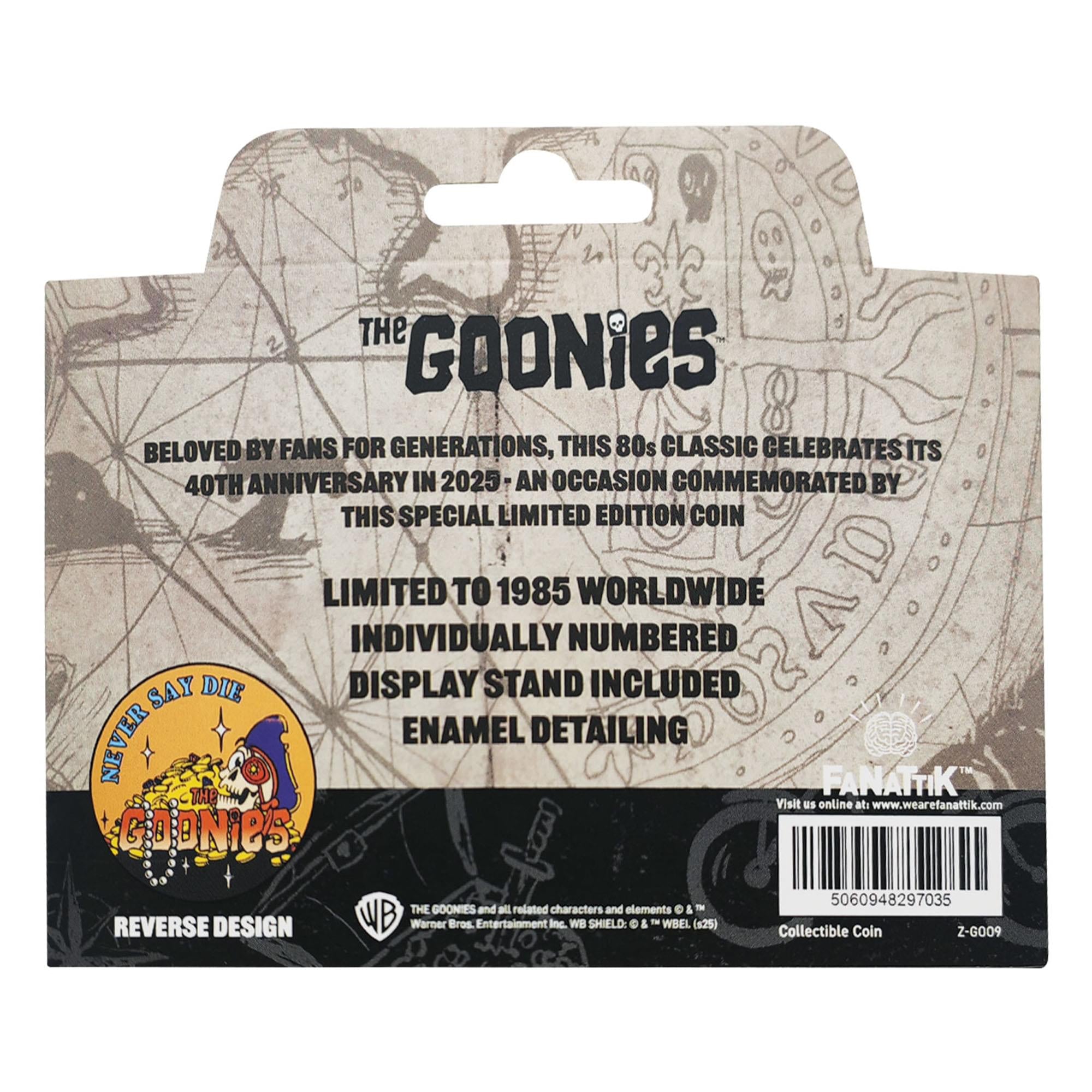 The Goonies 40th Anniversary Limited Edition Enamel Collectible Coin