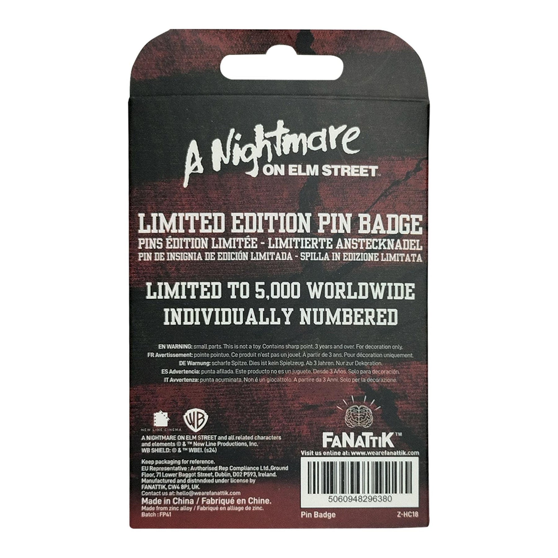 A Nightmare On Elm Street 2-Piece Enamel Pin Set