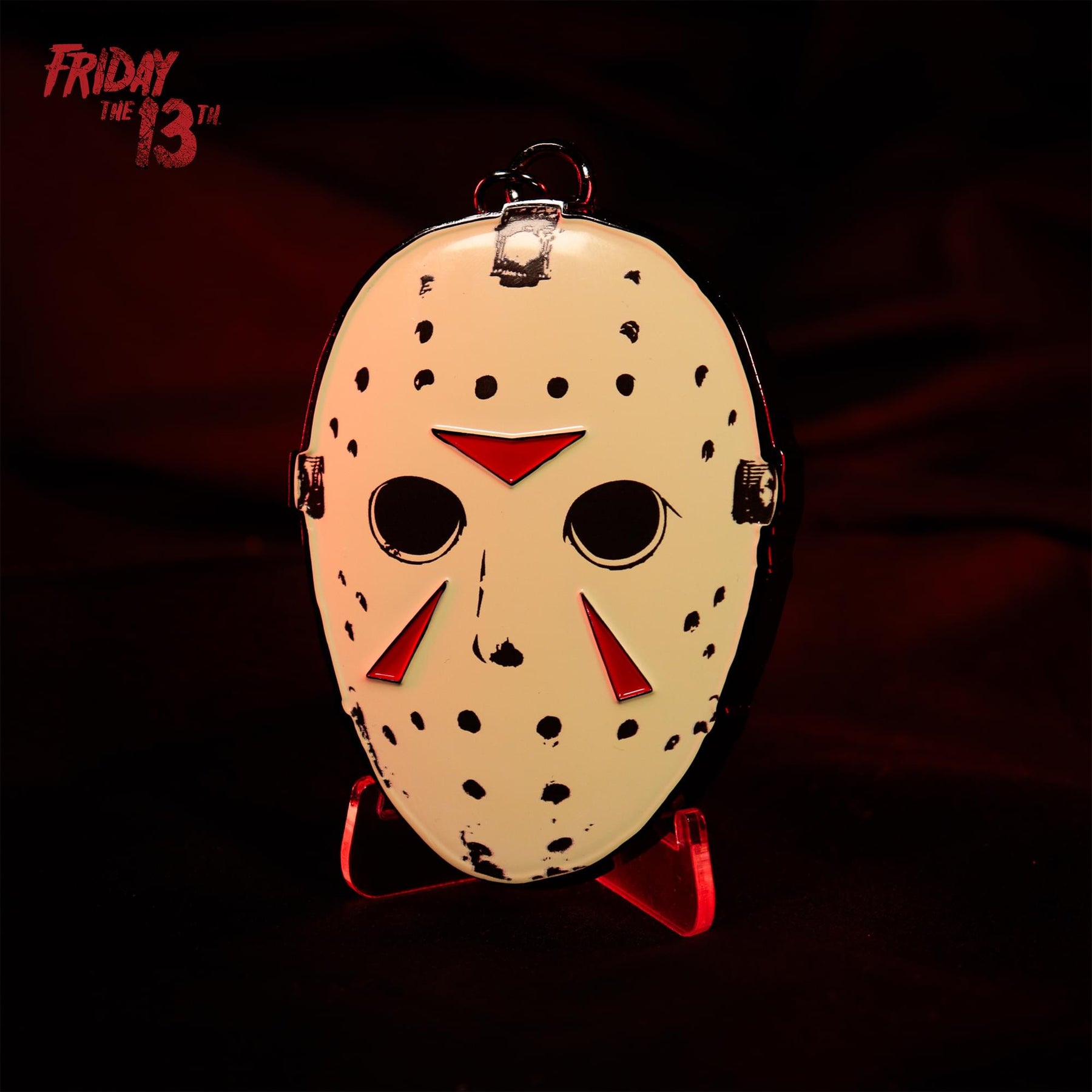 Friday The 13th Jason Hockey Mask Metal Bottle Opener Keyring | 3 x 2.5 Inches