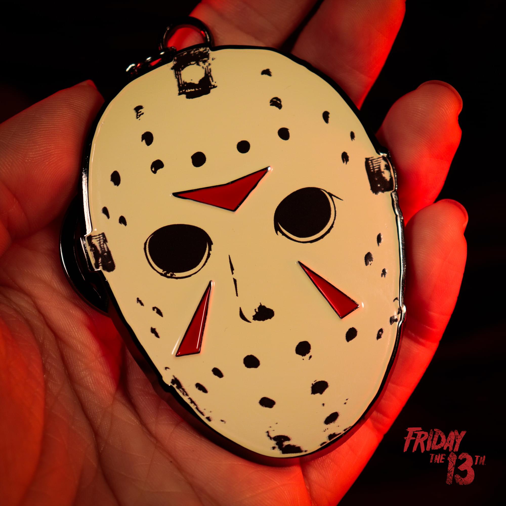Friday The 13th Jason Hockey Mask Metal Bottle Opener Keyring | 3 x 2.5 Inches