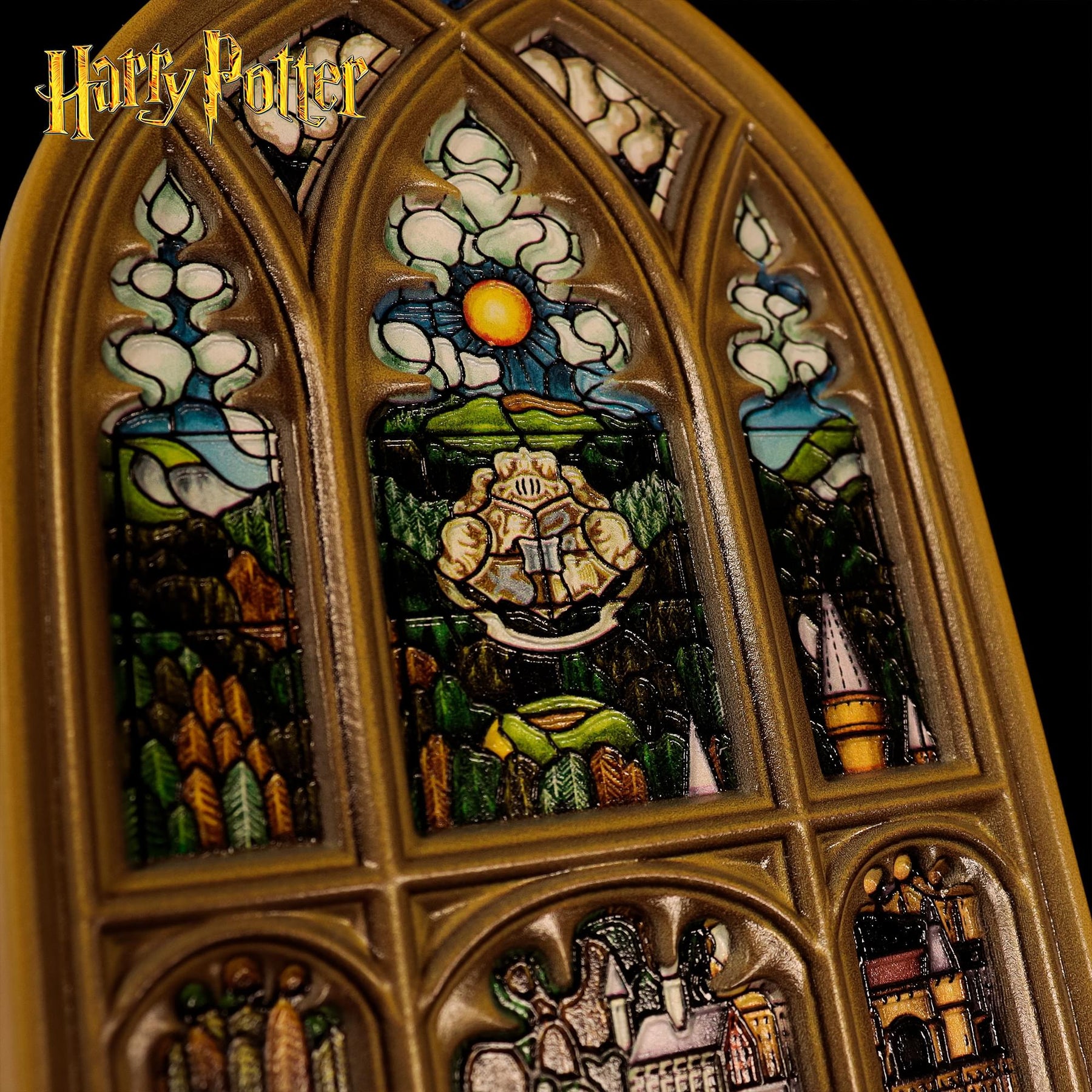 Harry Potter Mermaid Stained-Glass Window Resin Plaque | 5 x 12 Inches