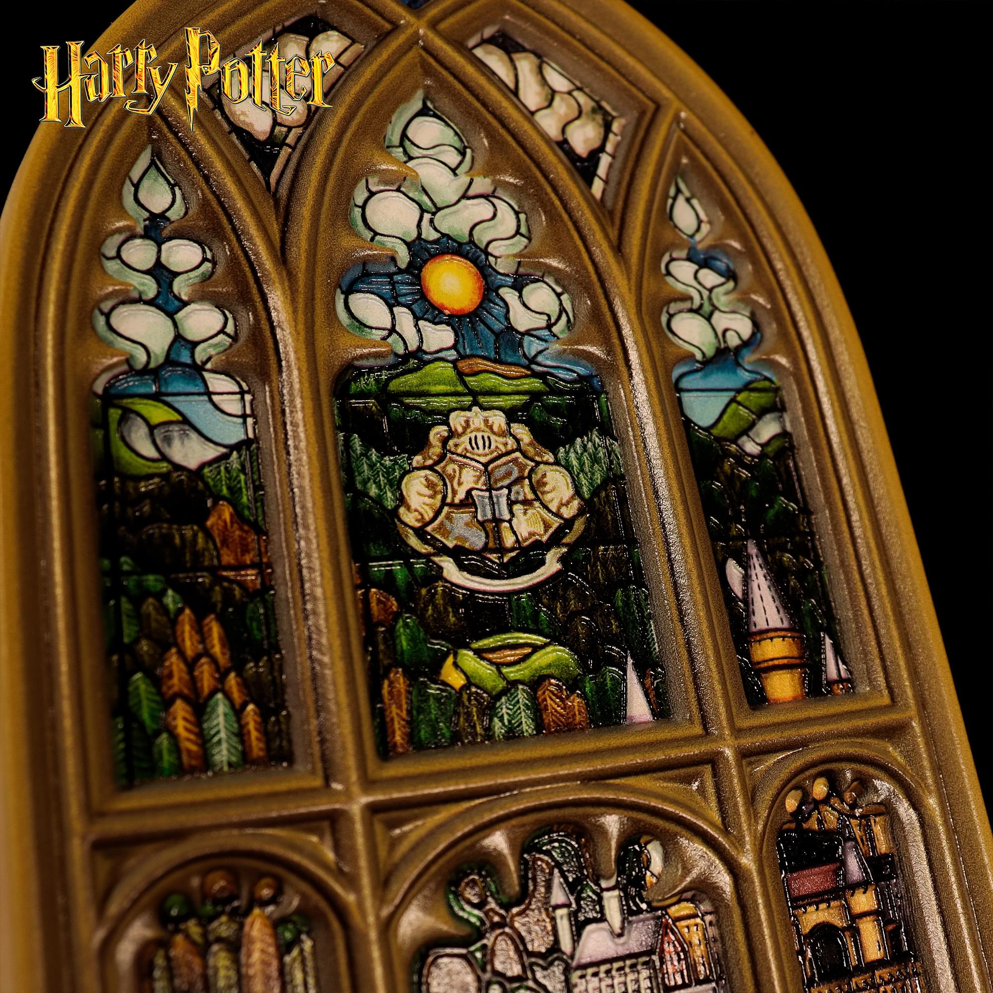Harry Potter Mermaid Stained-Glass Window Resin Plaque | 5 x 12 Inches