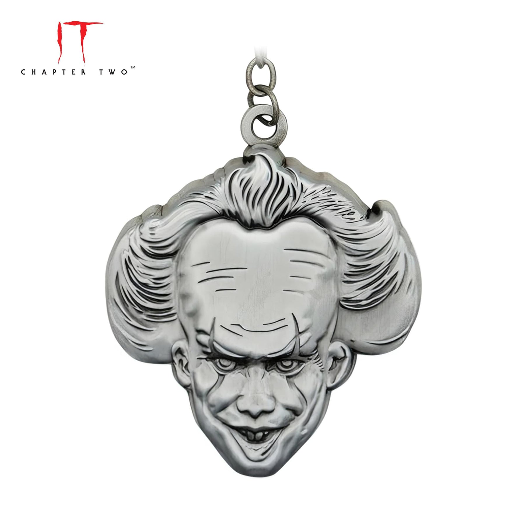 IT: Chapter Two Pennywise Face Metal Bottle Opener Keyring | 3 x 3 Inches