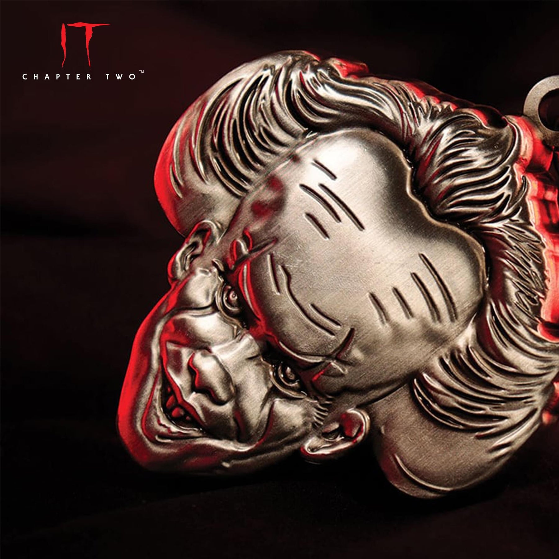 IT: Chapter Two Pennywise Face Metal Bottle Opener Keyring | 3 x 3 Inches