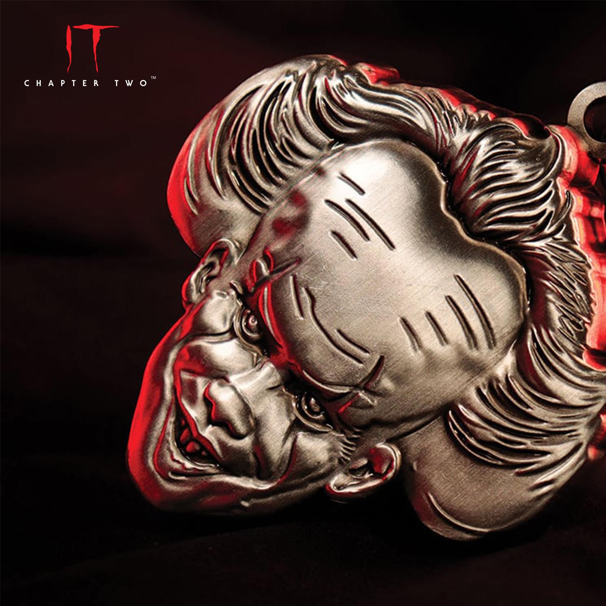 IT: Chapter Two Pennywise Face Metal Bottle Opener Keyring | 3 x 3 Inches
