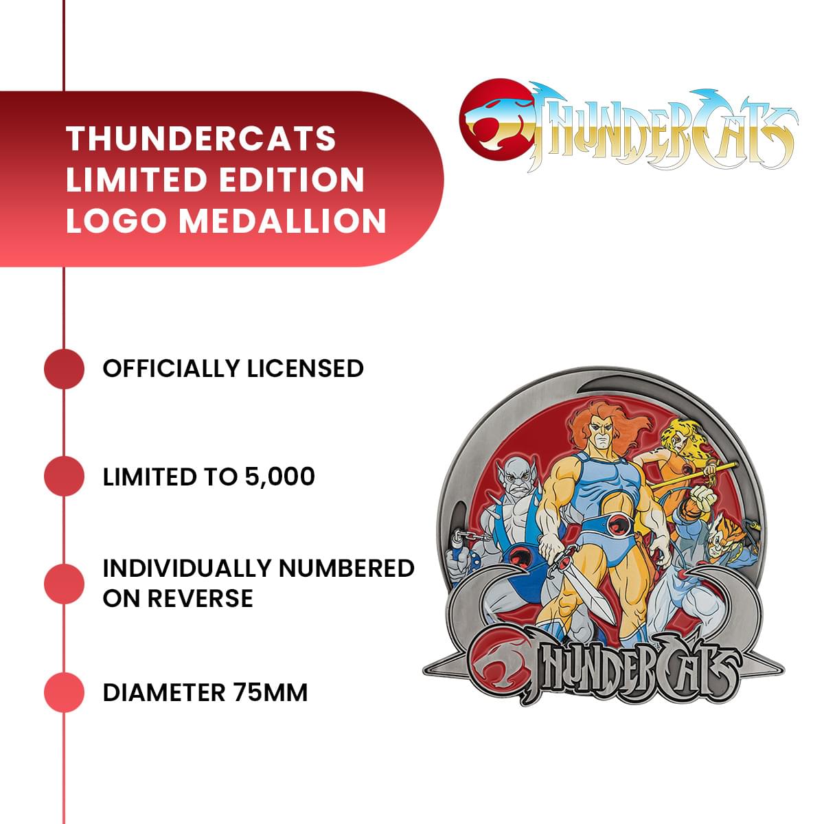 ThunderCats Logo Limited Edition Metal Medallion