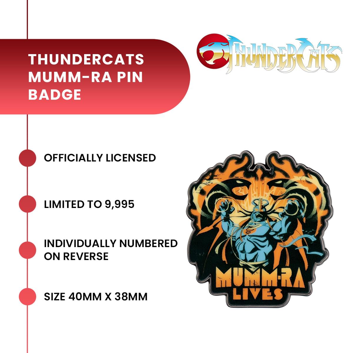 ThunderCats Mumm-Ra Limited Edition Enamel Pin