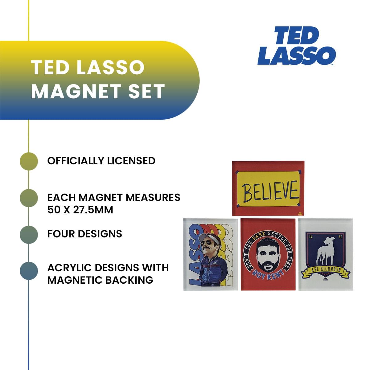 Ted Lasso 5-Piece Magnet Set