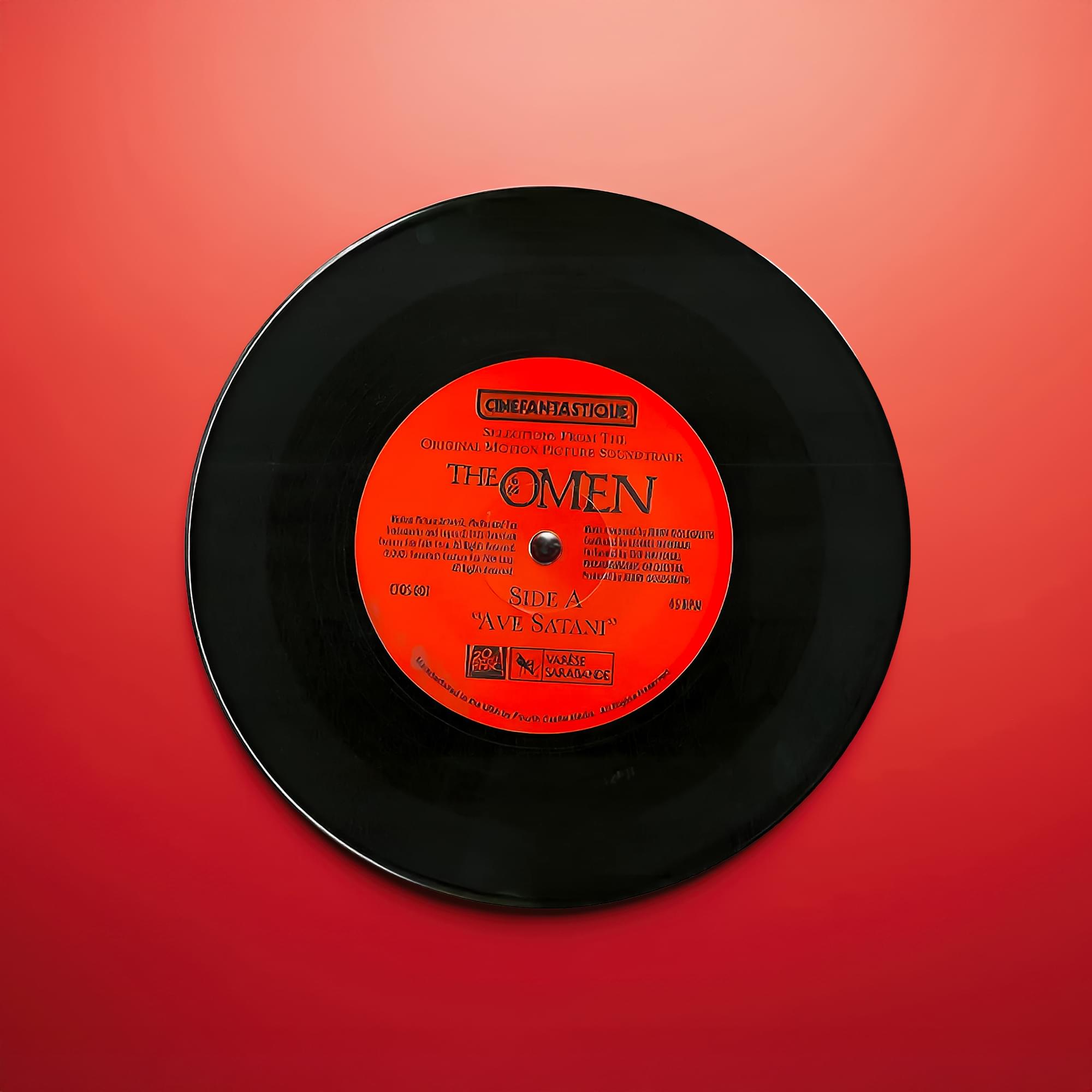 Selections From The Omen Motion Picture Soundtrack, 45 RPM Vinyl Record