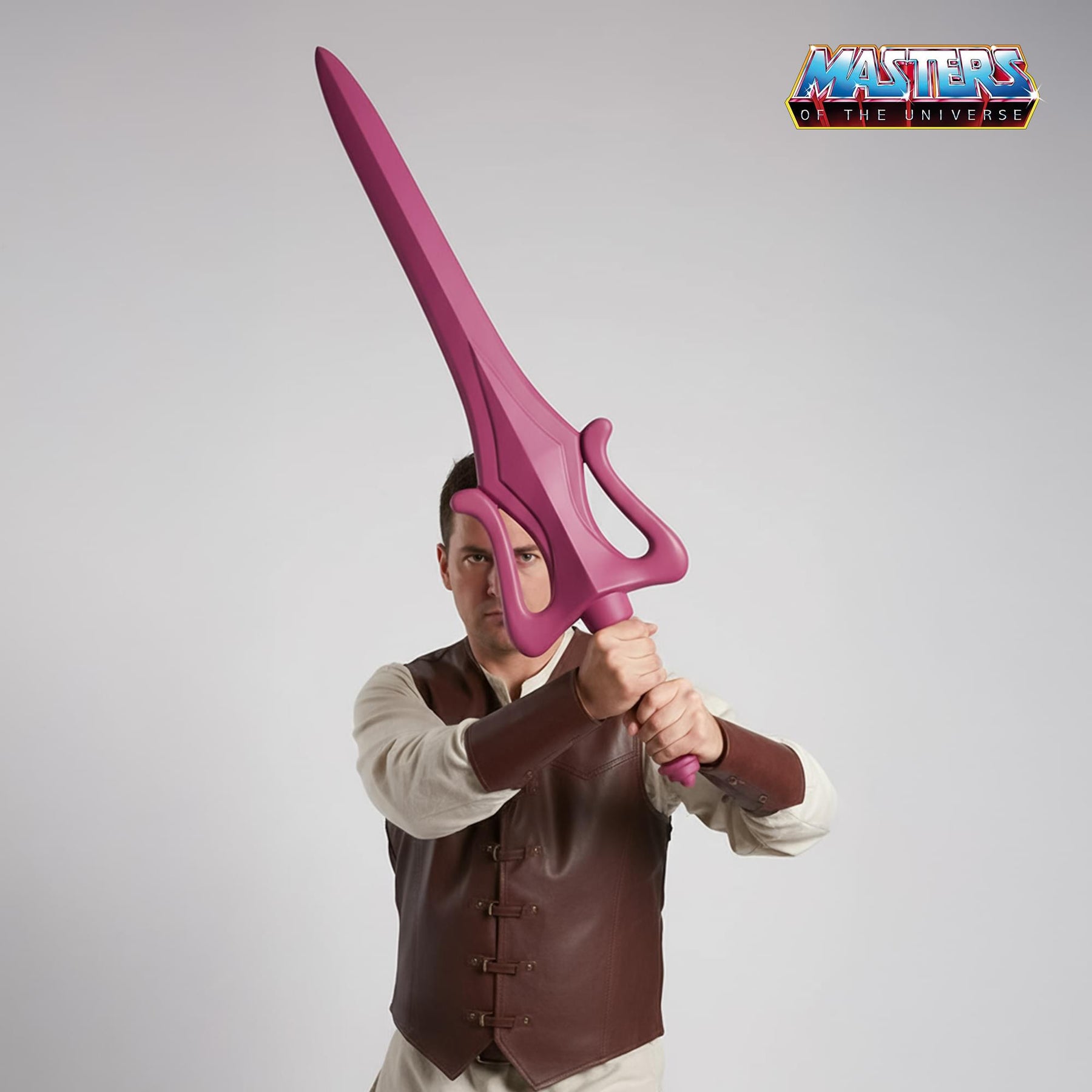 Masters Of The Universe Prince Adam (Pink) LARP Stunt Replica Sword