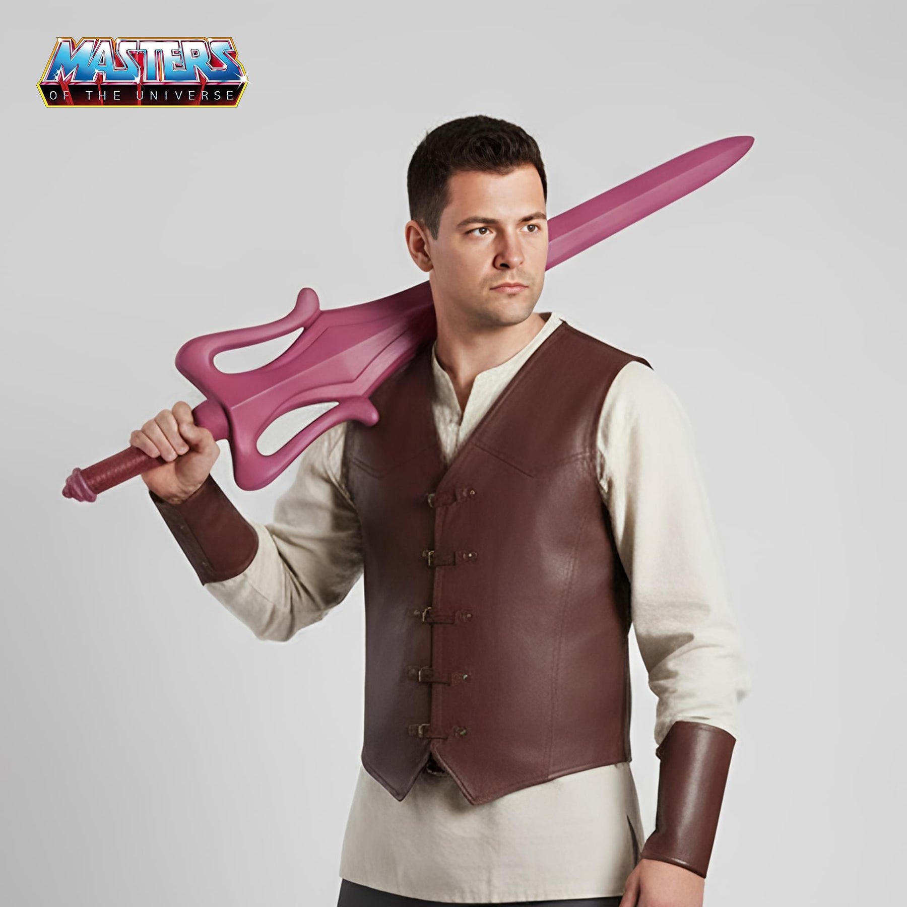 Masters Of The Universe Prince Adam (Pink) LARP Stunt Replica Sword