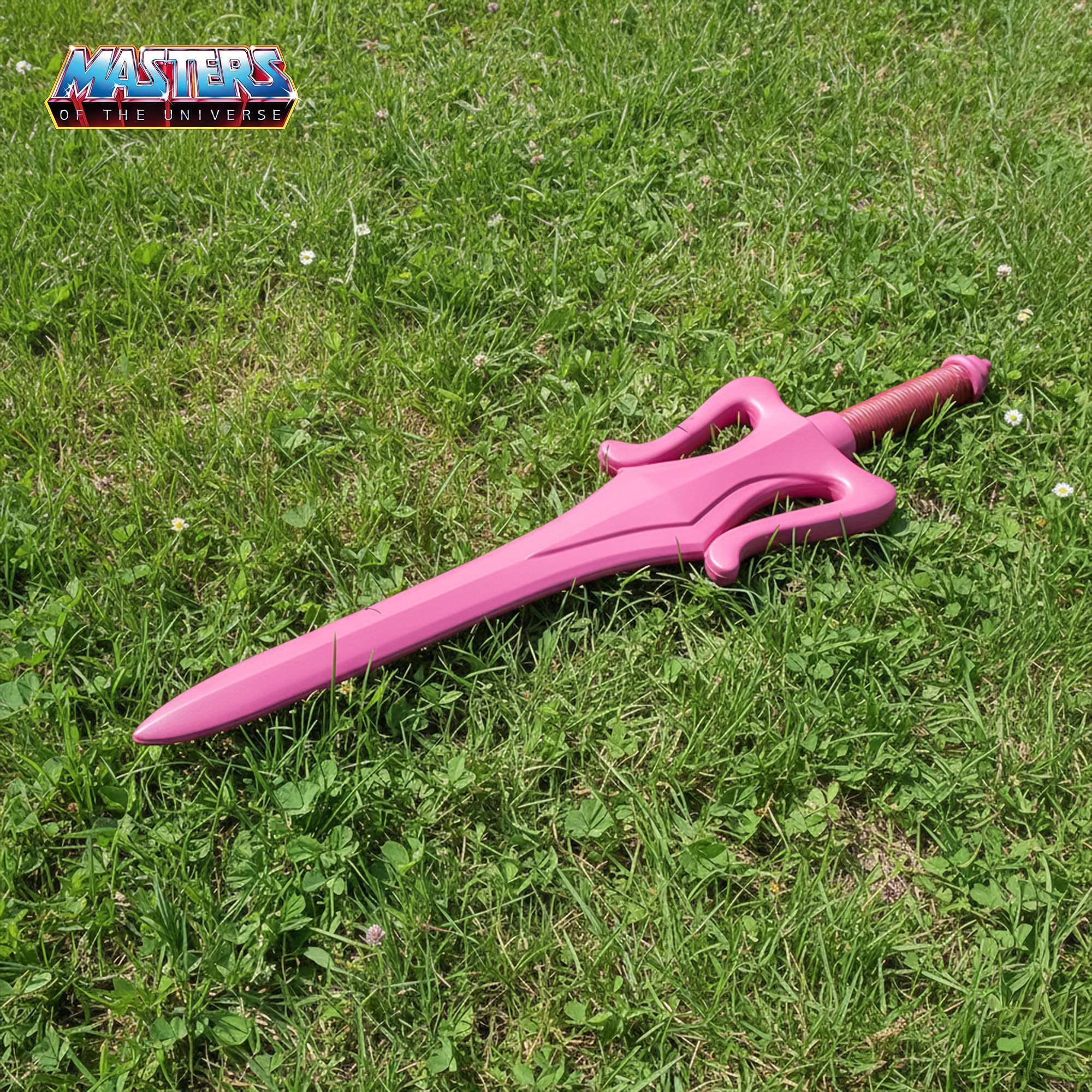 Masters Of The Universe Prince Adam (Pink) LARP Stunt Replica Sword