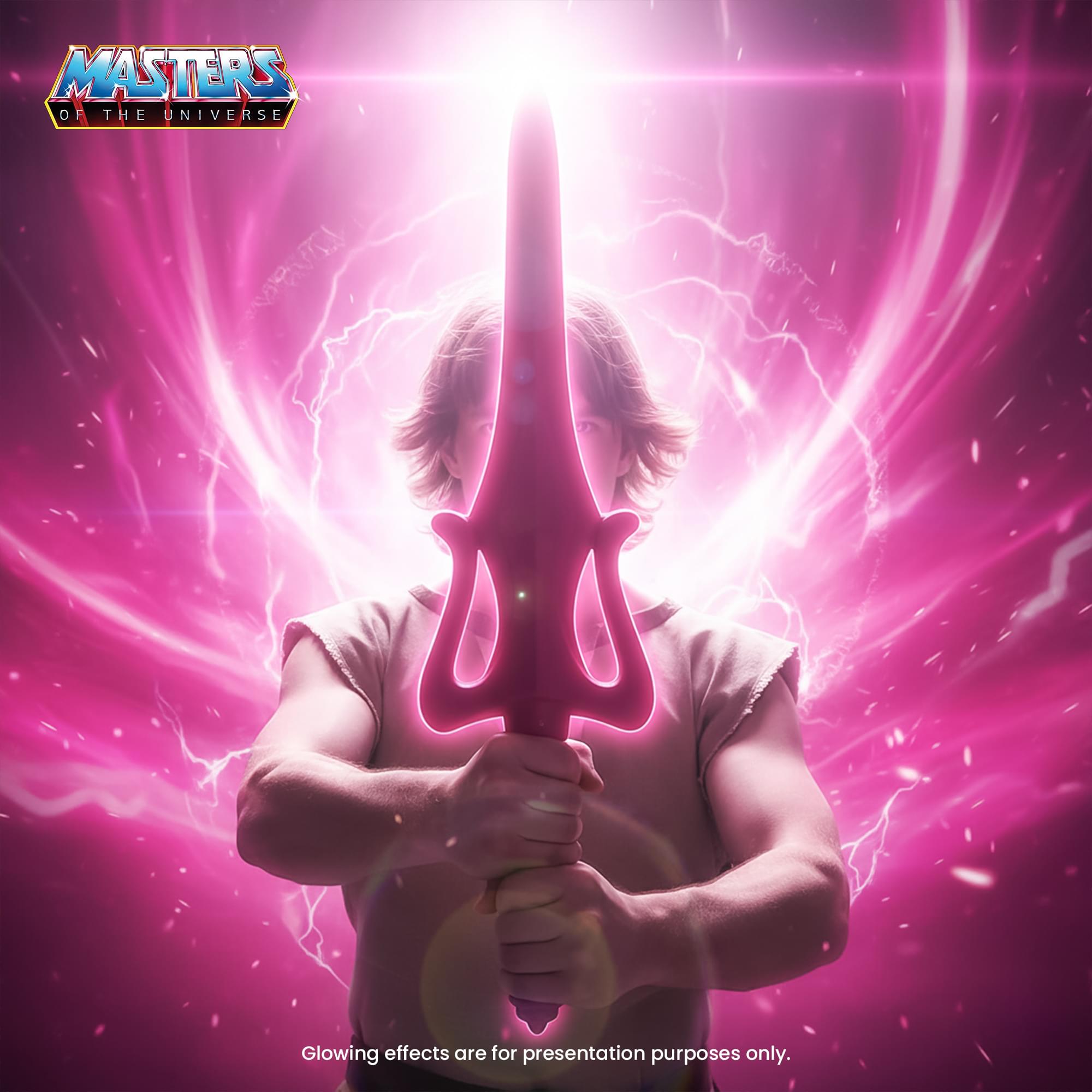 Masters Of The Universe Prince Adam (Pink) LARP Stunt Replica Sword