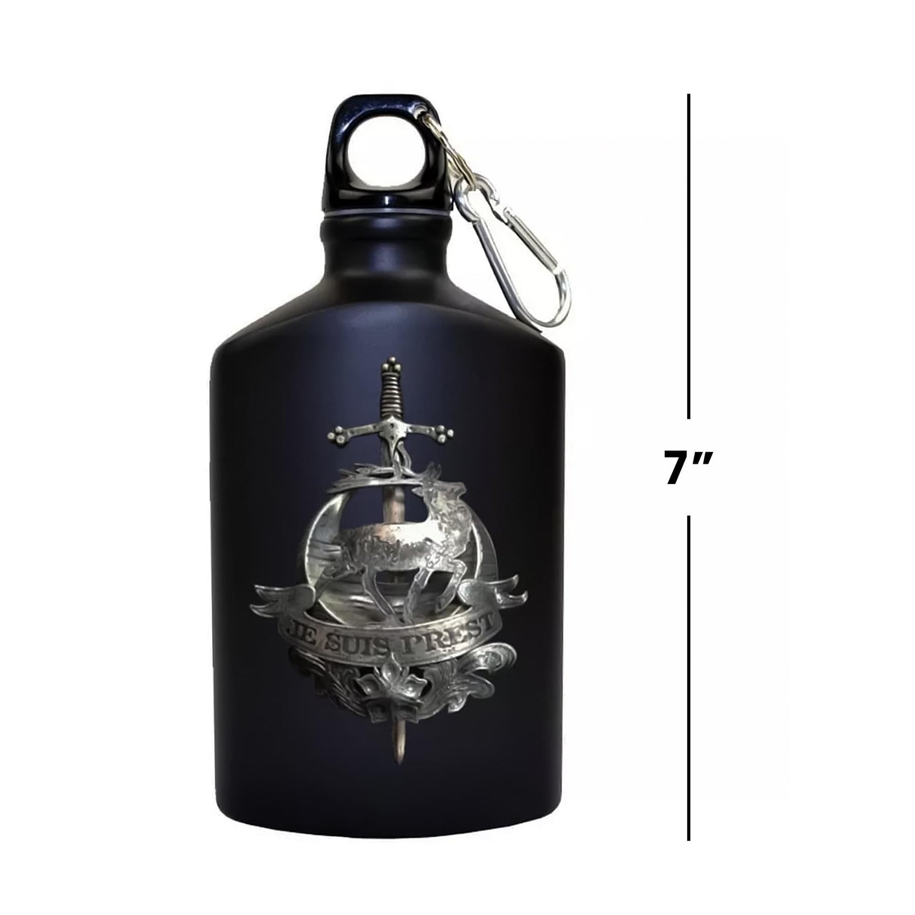 Outlander Fraser Clan Motto Metal Drink Bottle/Flask