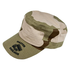 Master Builder Camo Hat | Green & Brown Cap for BRICK Fans | Adjustable Size