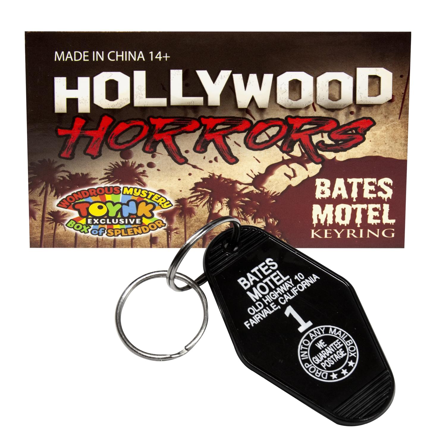 Bates Motel Keychain | Key Tag From The Movie Psycho | Horror Movie Collectible