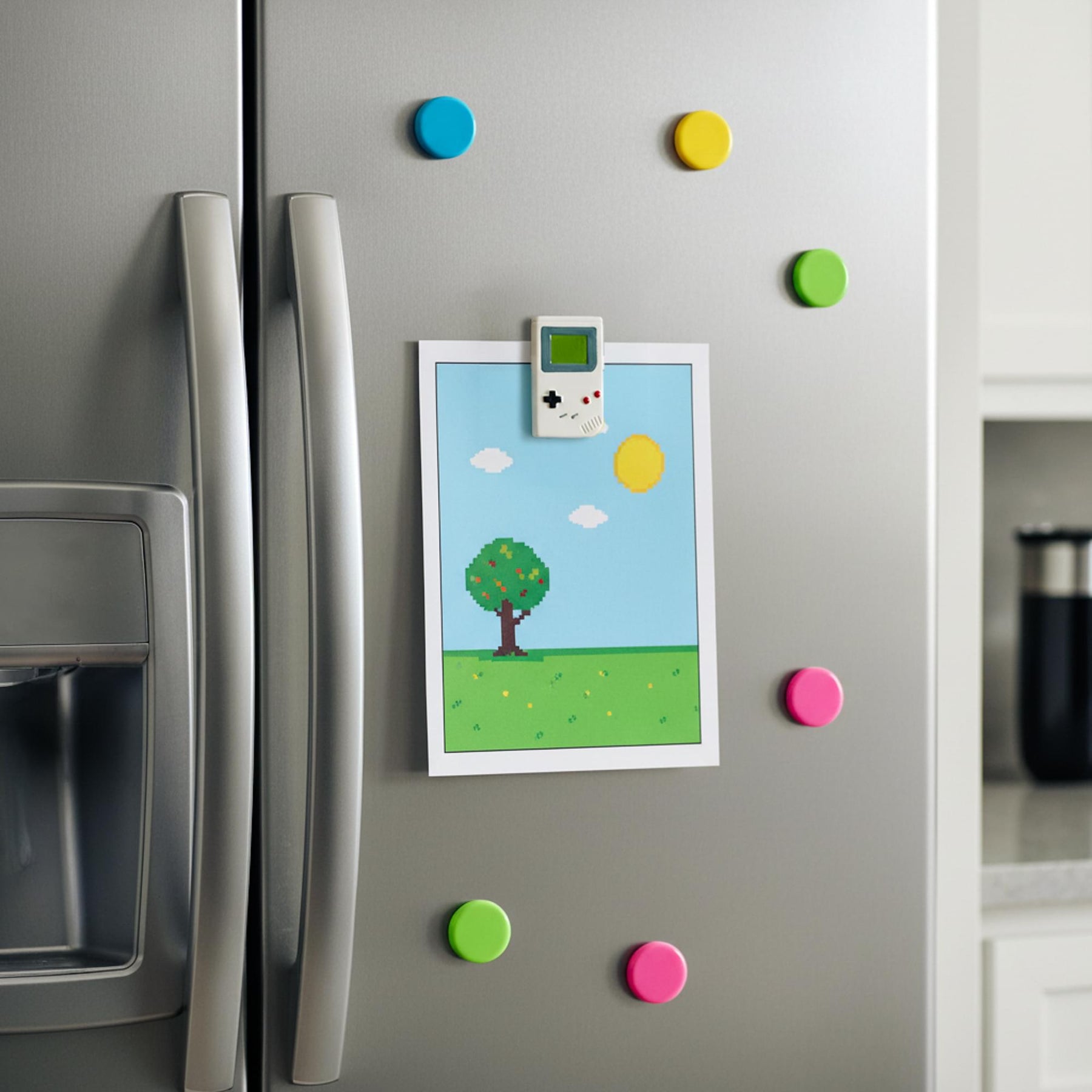 Retro Video Game 3D Resin Toy Fridge Magnet