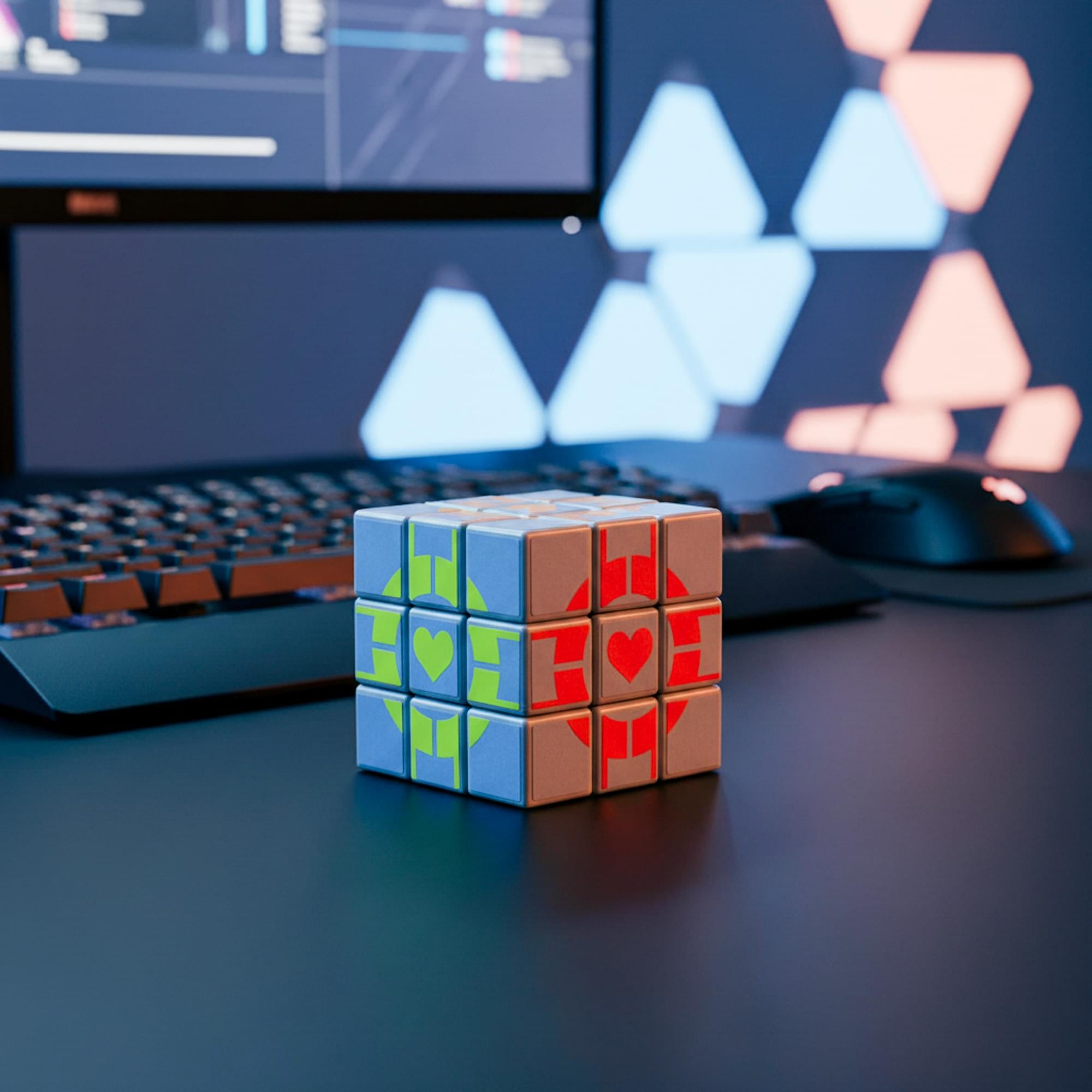 Video Game-Style Puzzle Speed Cube Desk Game
