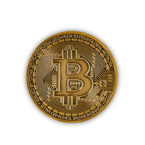 Bronze Bitcoin Commemorative Collector Physical Medallion Coin