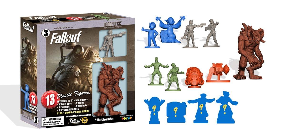 Fallout Nanoforce Series 1 Army Builder Figure Collection - Boxed Volume 3
