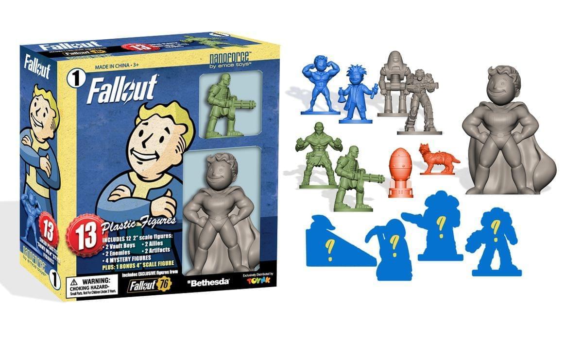 Fallout Nanoforce Series 1 Army Builder Figure Box Sets - Set of 4