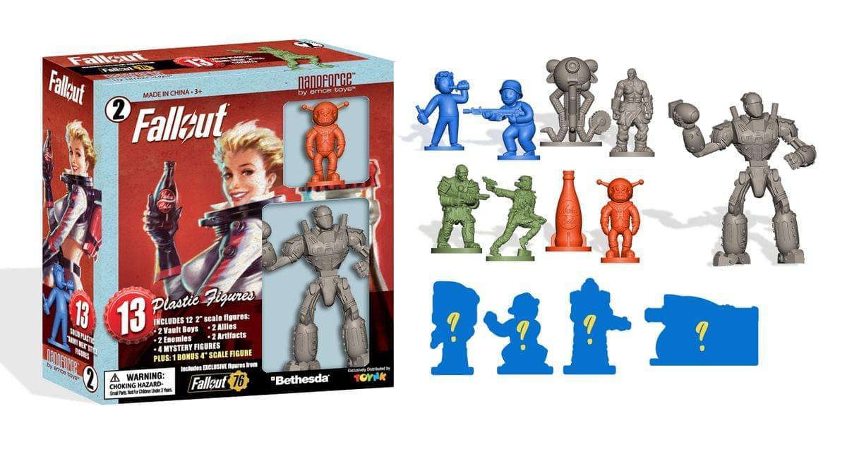 Fallout Nanoforce Series 1 Army Builder Figure Box Sets - Set of 4