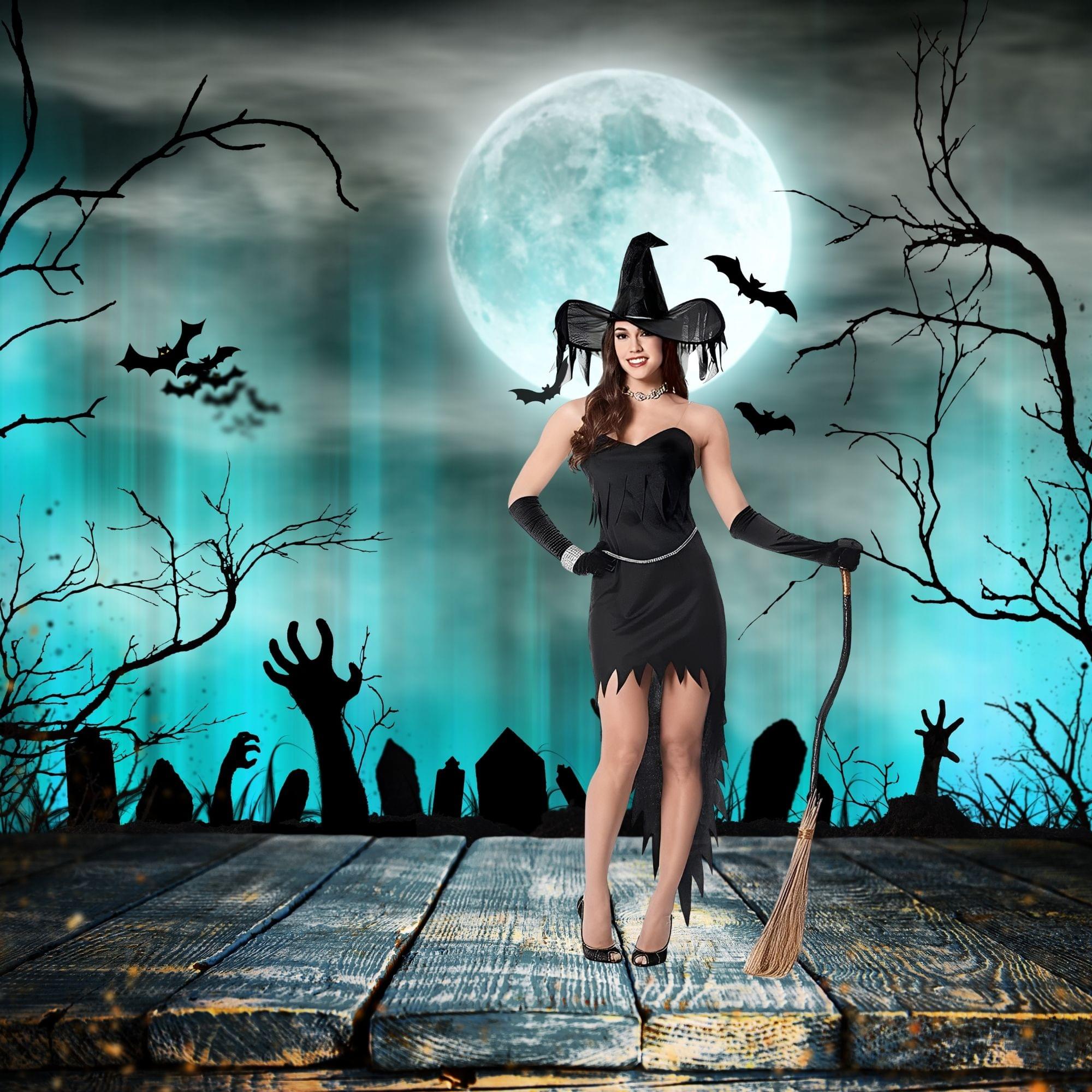 Adult Rhinestone Witch Costume