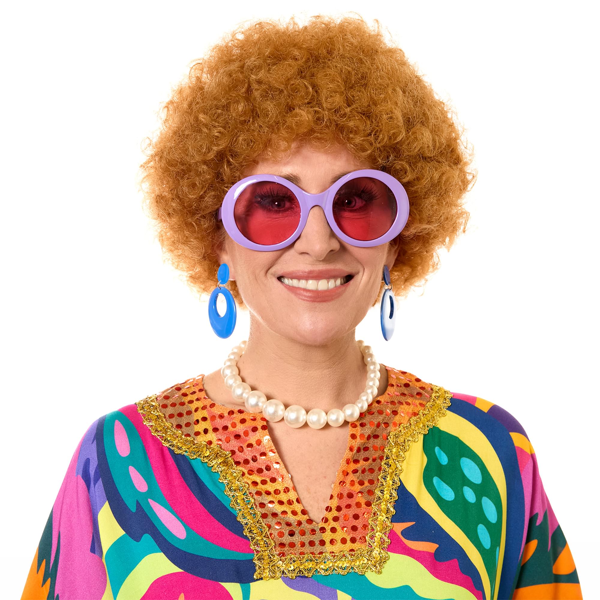 Loopy Landlady Natural Red Adult Costume Wig