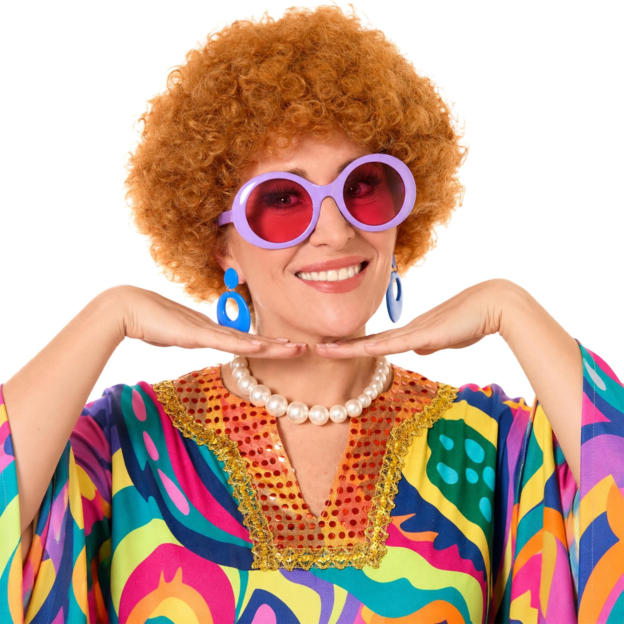 Loopy Landlady Natural Red Adult Costume Wig
