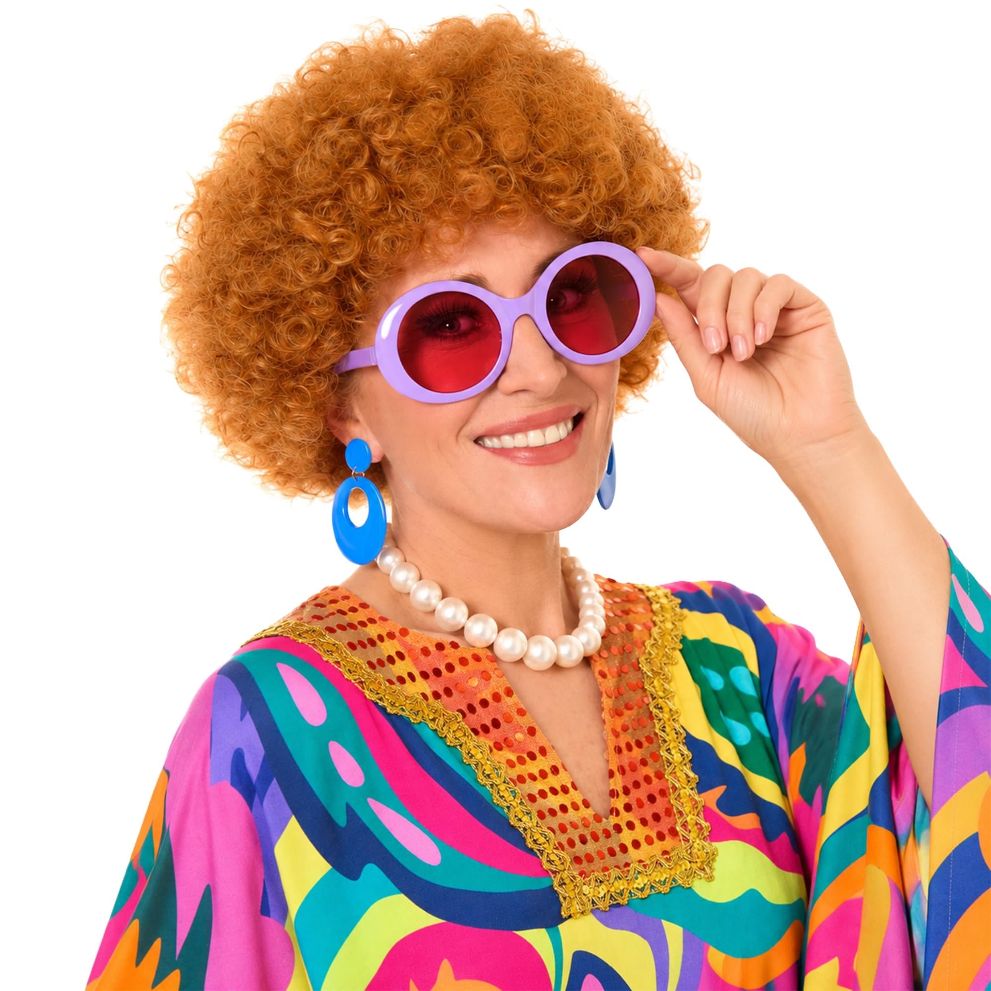 Loopy Landlady Natural Red Adult Costume Wig
