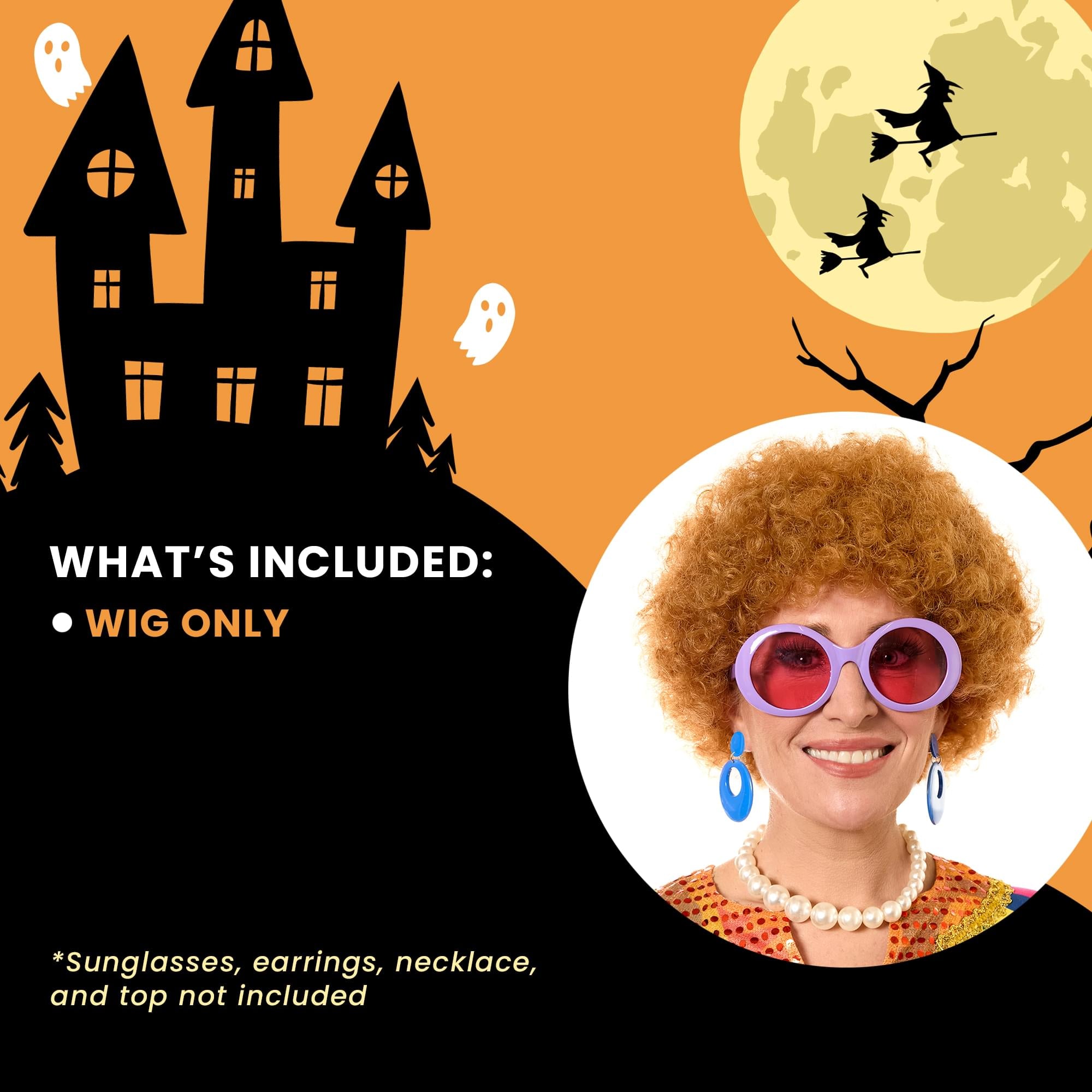 Loopy Landlady Natural Red Adult Costume Wig