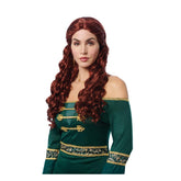 Emerald Queen Adult Auburn Costume Wig