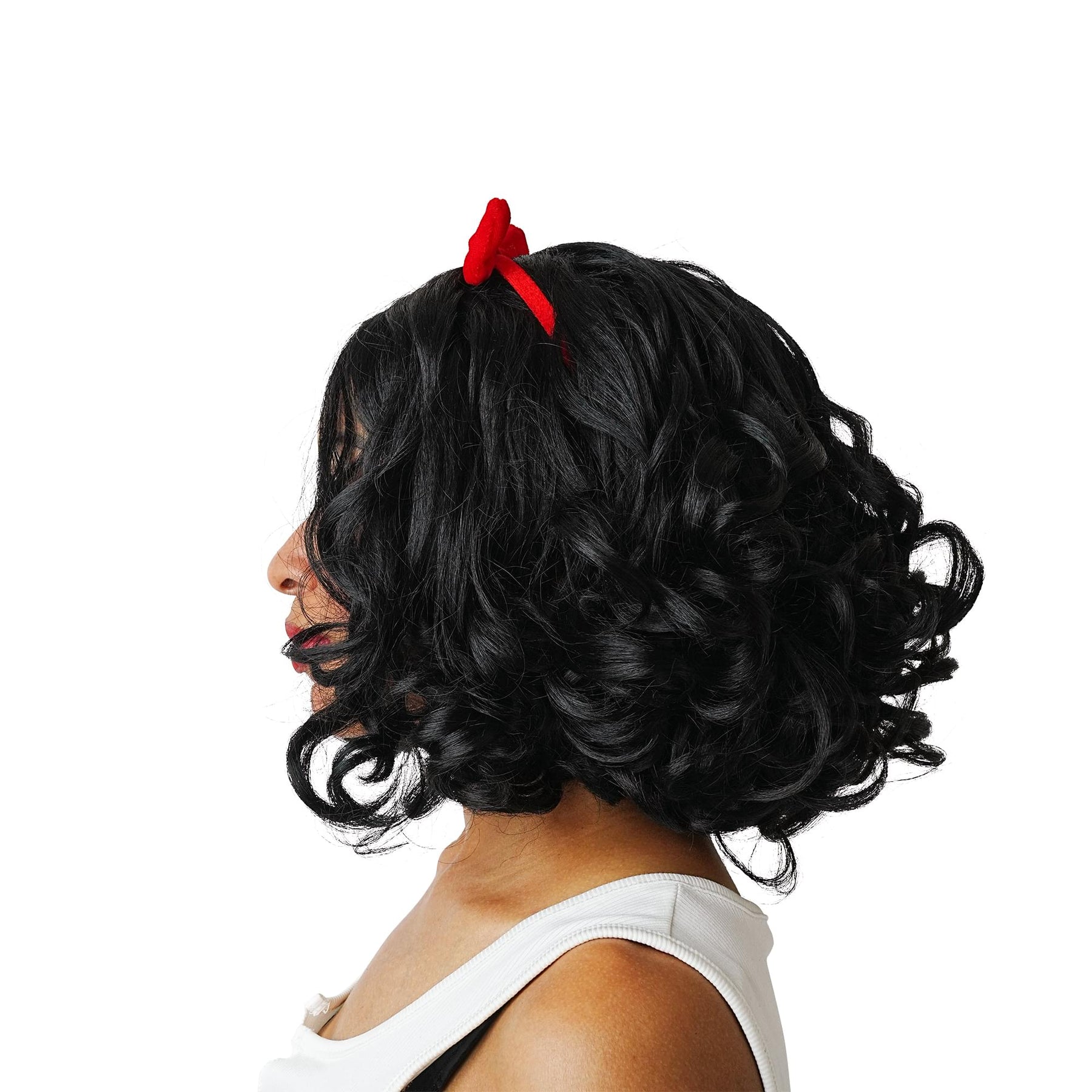 Black Snow White-Inspired Adult Costume Wig | One Size