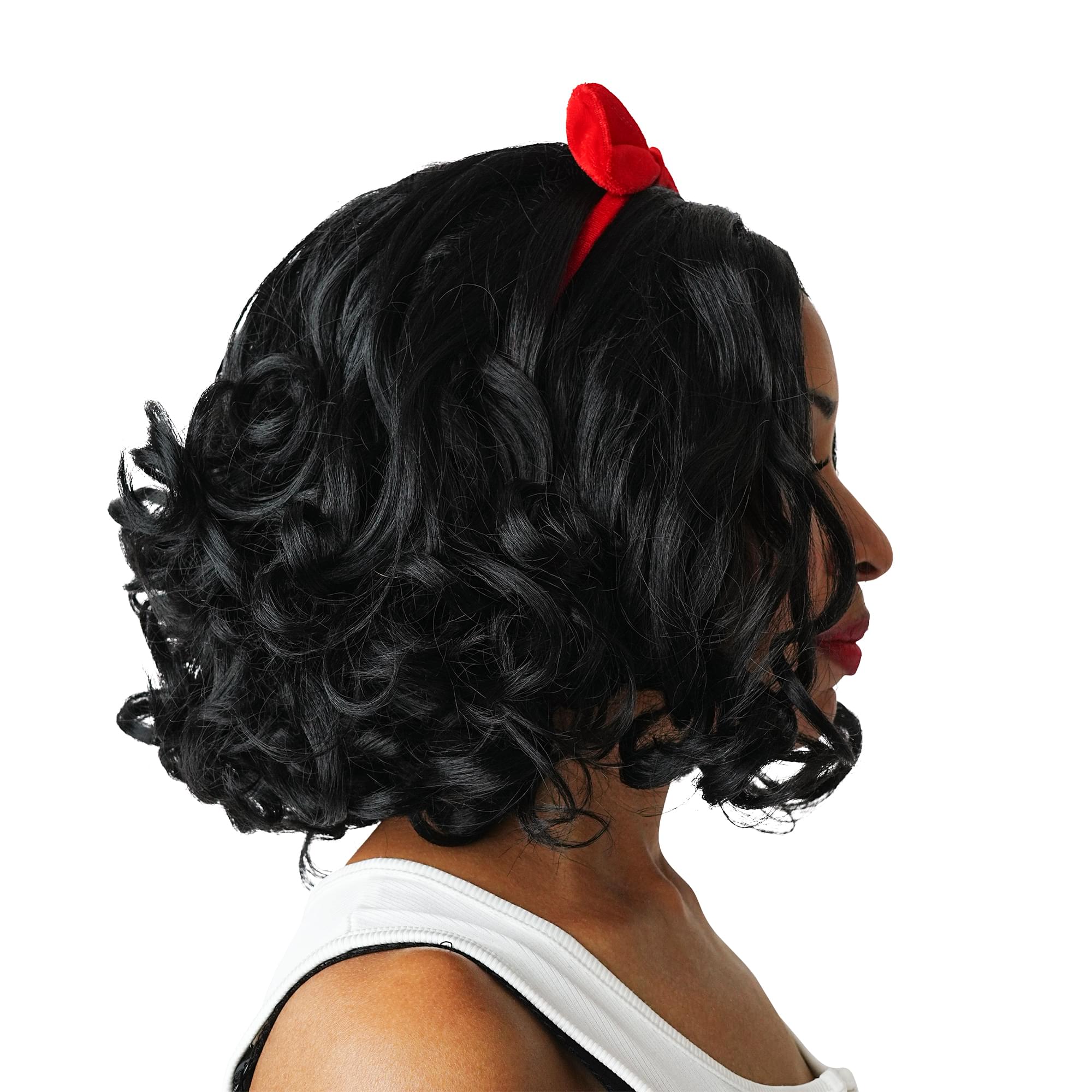 Black Snow White-Inspired Adult Costume Wig | One Size