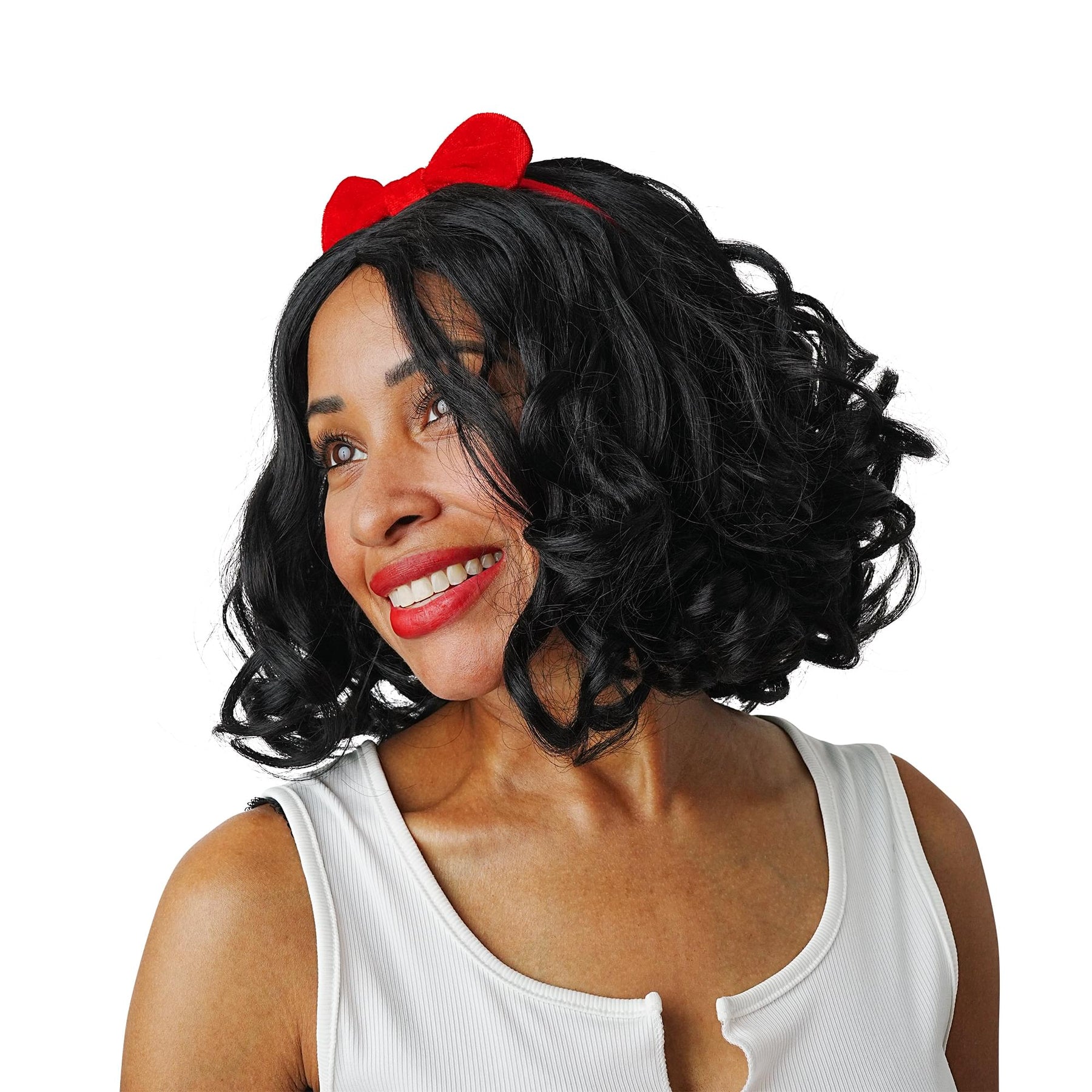 Black Snow White-Inspired Adult Costume Wig | One Size