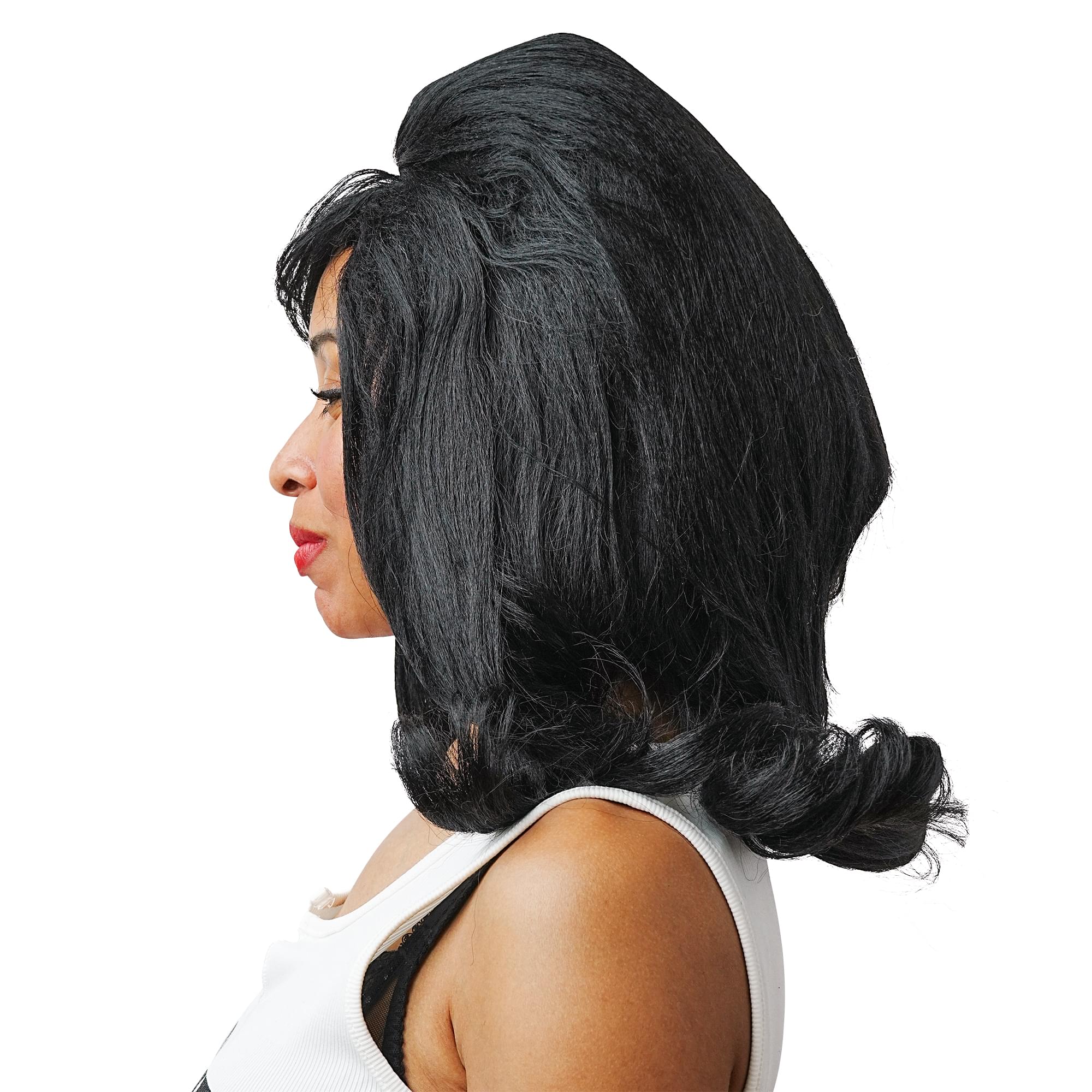 Black Priscilla Adult Costume Wig | One Size