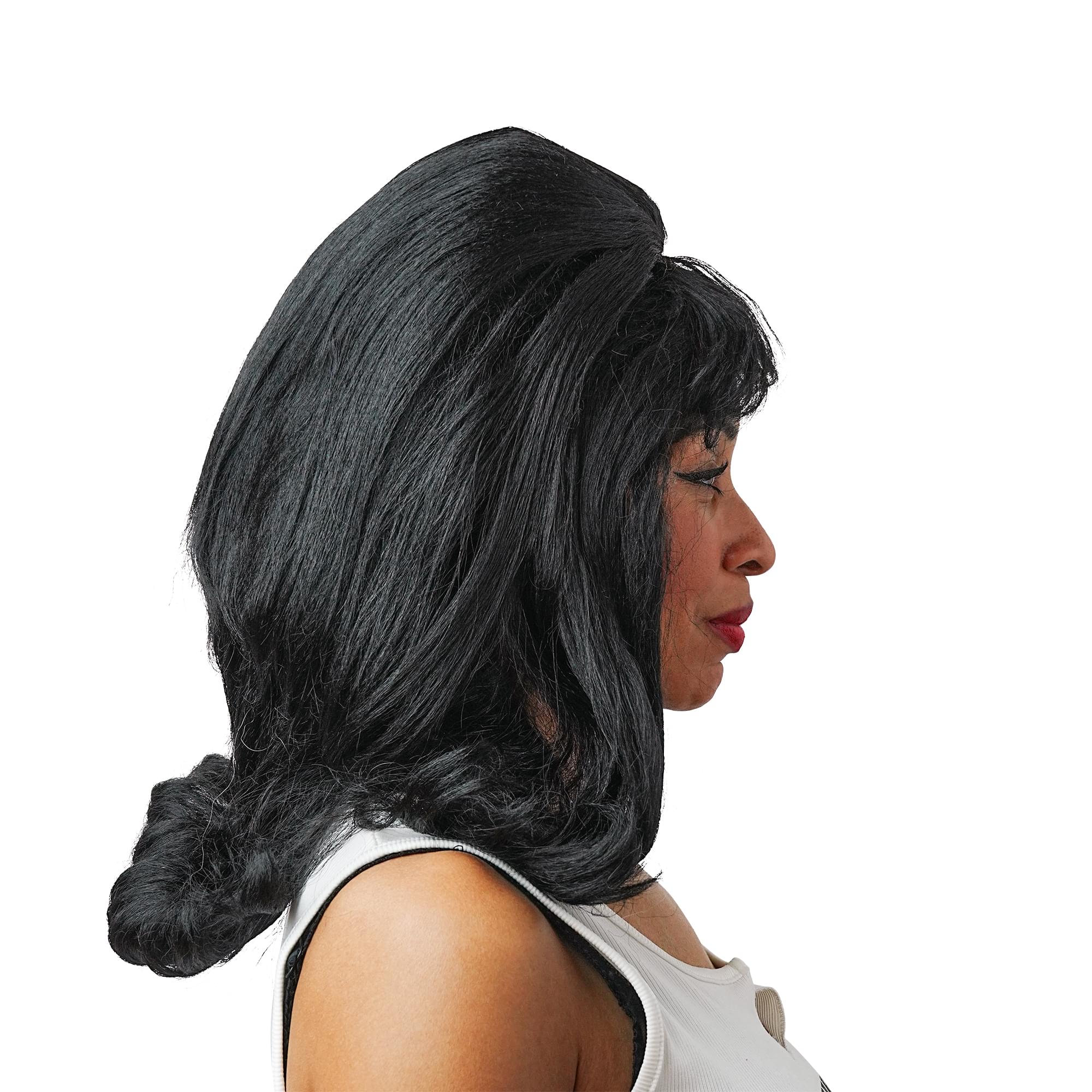 Black Priscilla Adult Costume Wig | One Size