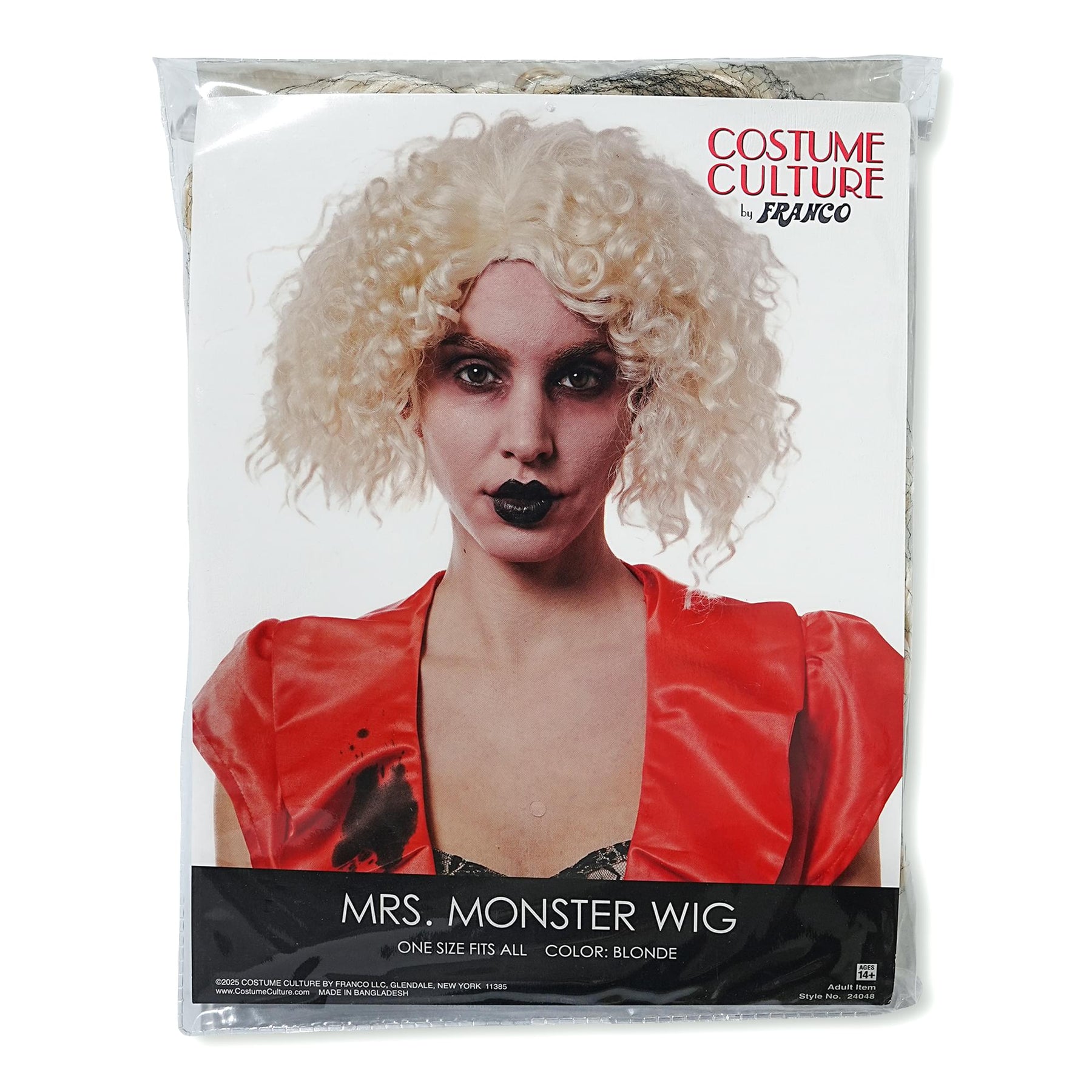 Blonde Mra. Monster Adult Costume Wig | One Size