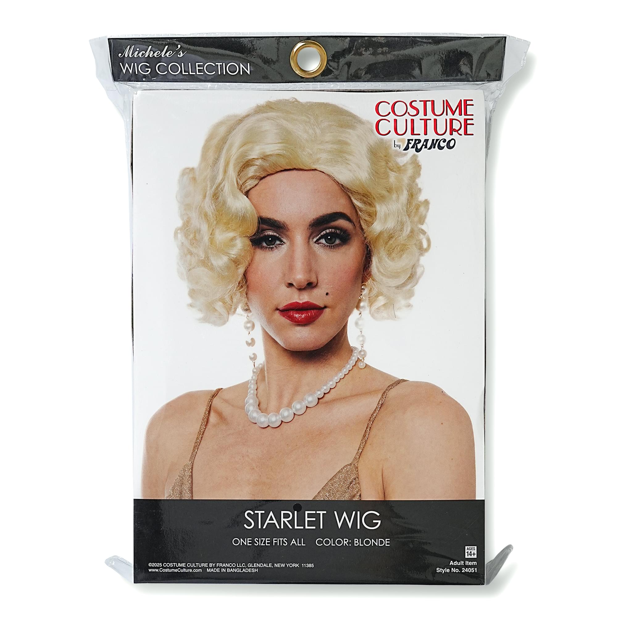 Blonde Starlett Adult Costume Wig | One Size
