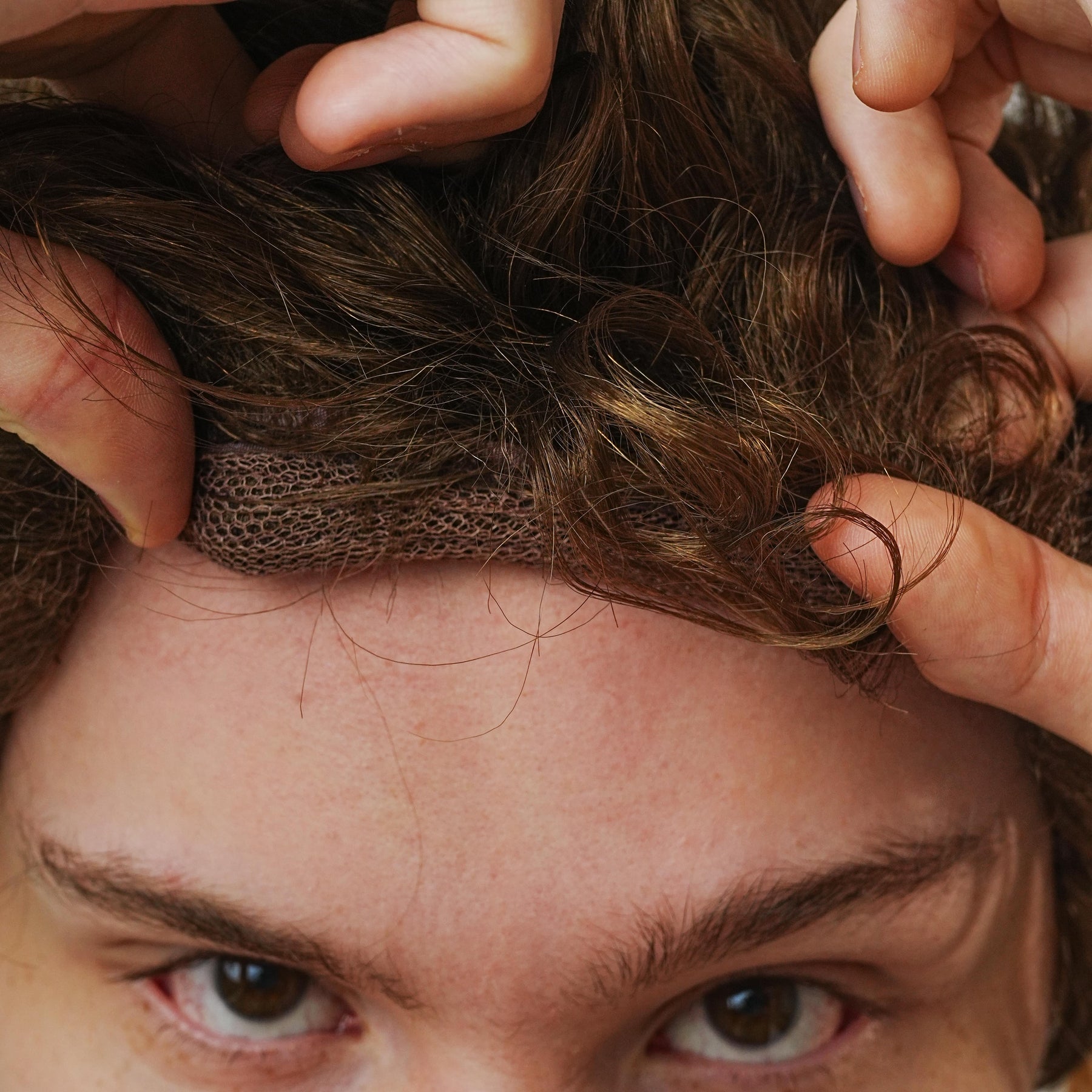 Brown Yes Chef Adult Costume Wig | One Size